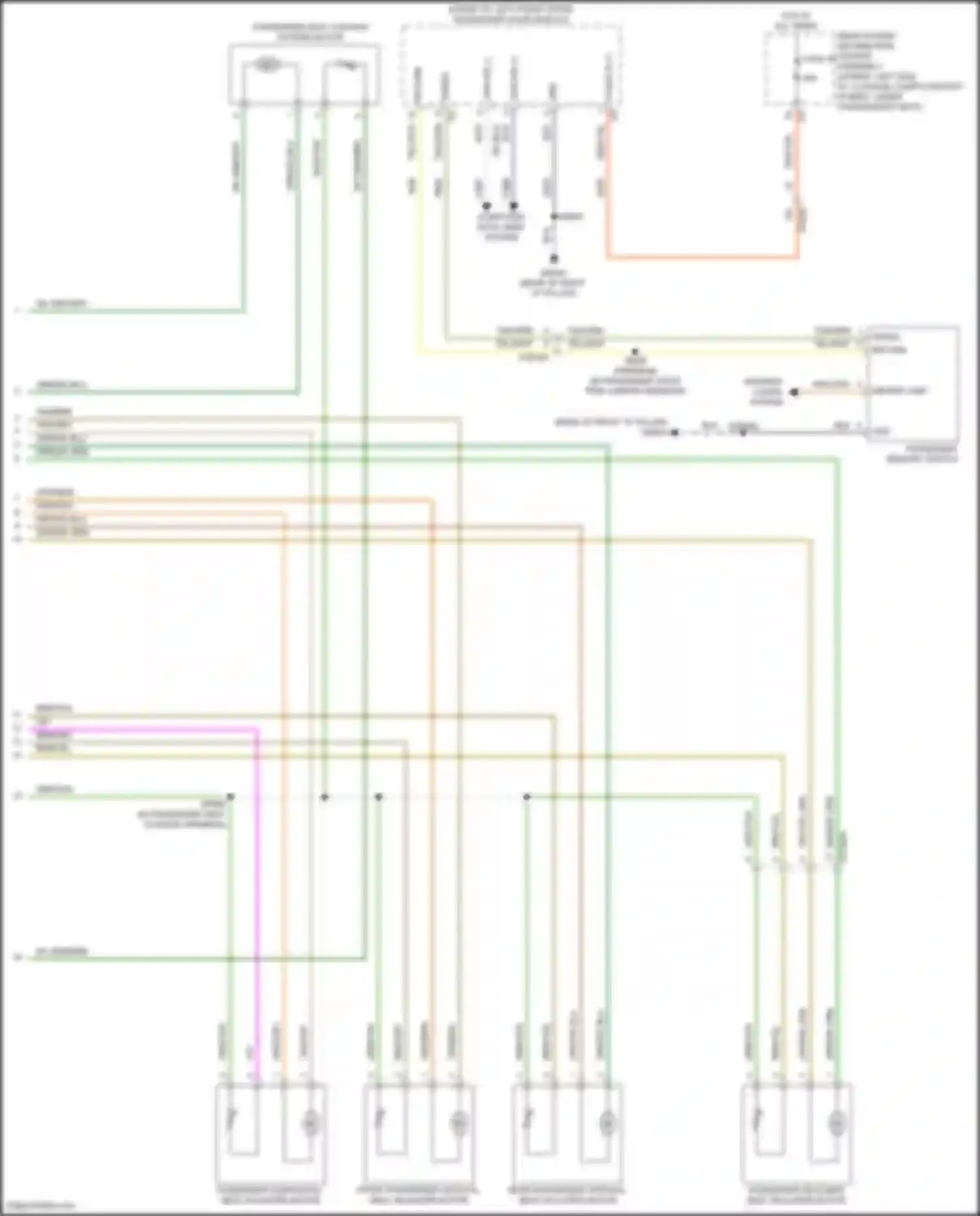 Grand Cherokee Jeep WL (2021-2024): Passenger"s memory seat circuit (2 of 2)