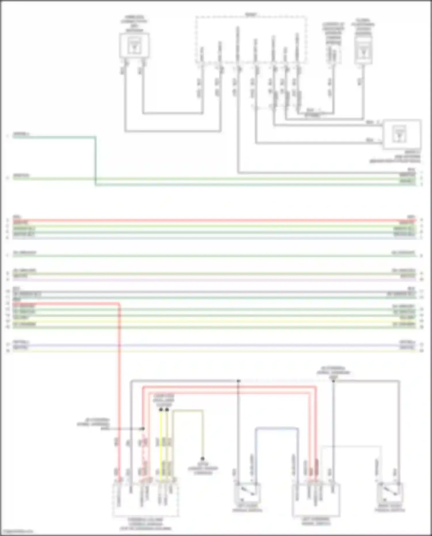 Grand Cherokee Jeep WL (2021-2024): Navigation circuit, base (2 of 3)