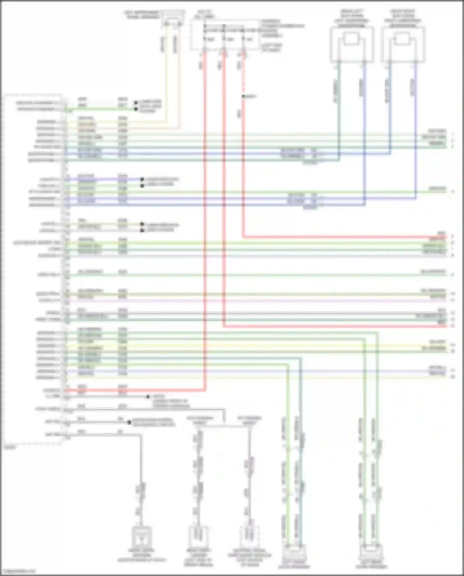 Grand Cherokee Jeep WL (2021-2024): Navigation circuit, premium 1 (1 of 3)