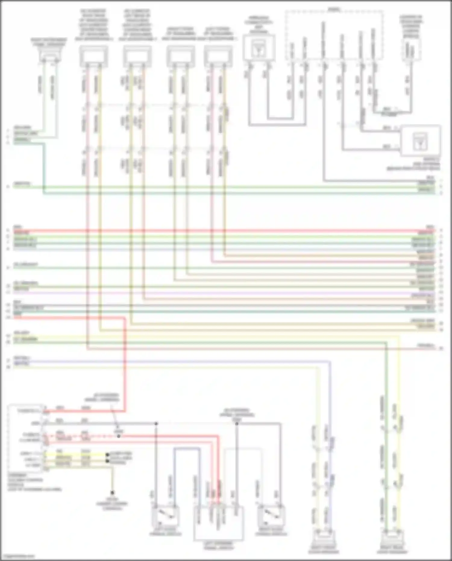 Grand Cherokee Jeep WL (2021-2024): Navigation circuit, premium 1 (2 of 3)