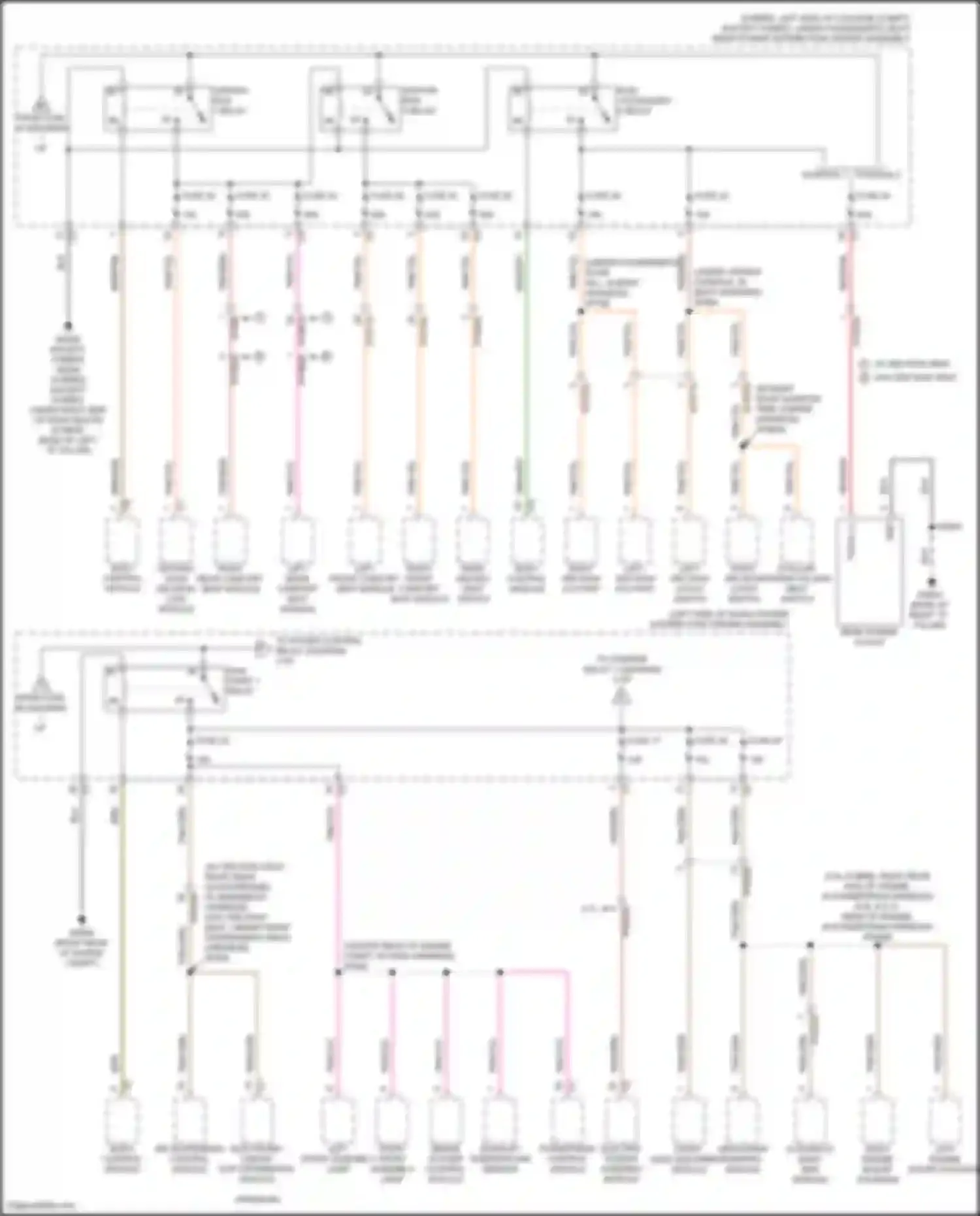 Grand Cherokee Jeep WL (2021-2024): Power distribution circuit (6 of 7)