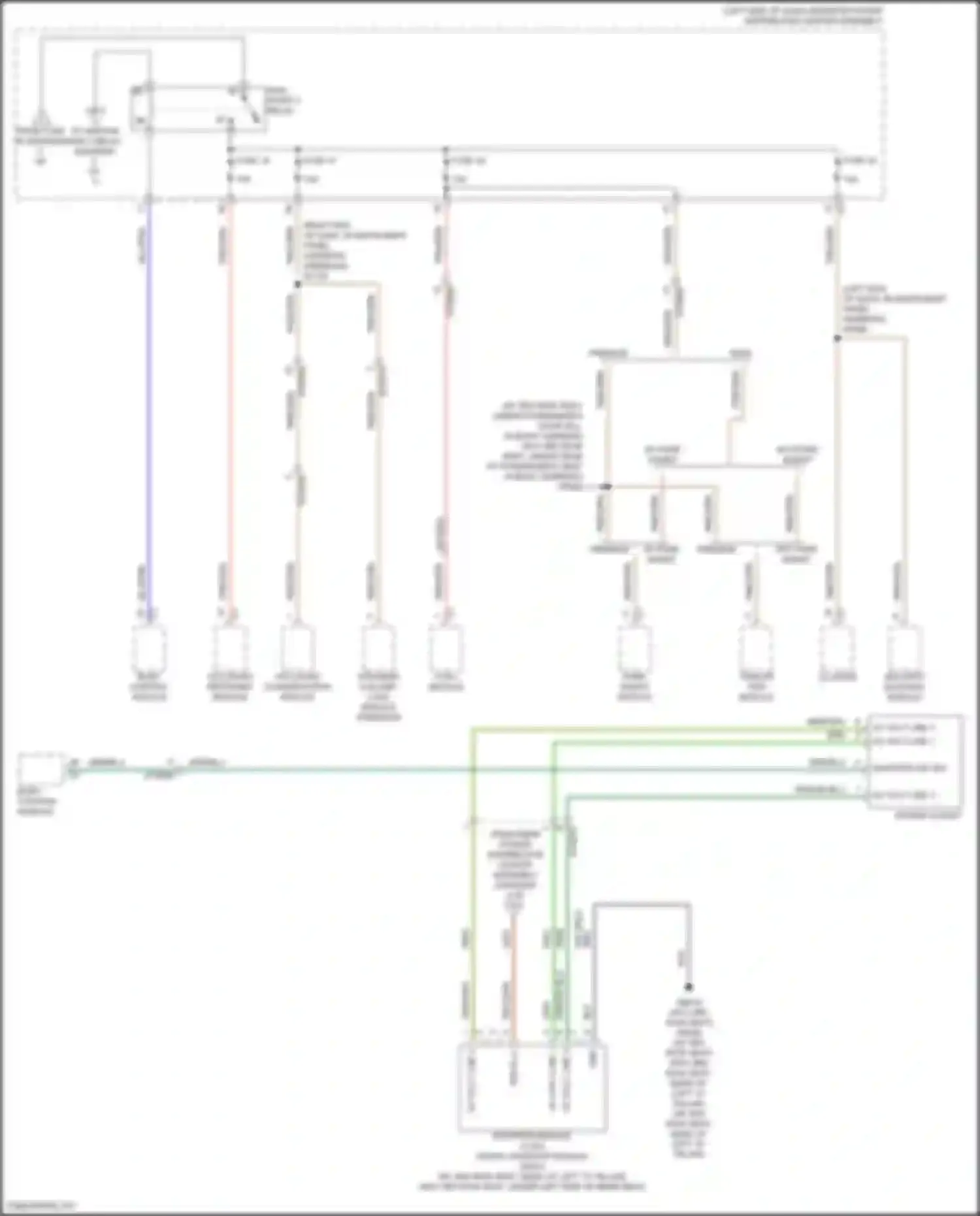 Grand Cherokee Jeep WL (2021-2024): Power distribution circuit (7 of 7)