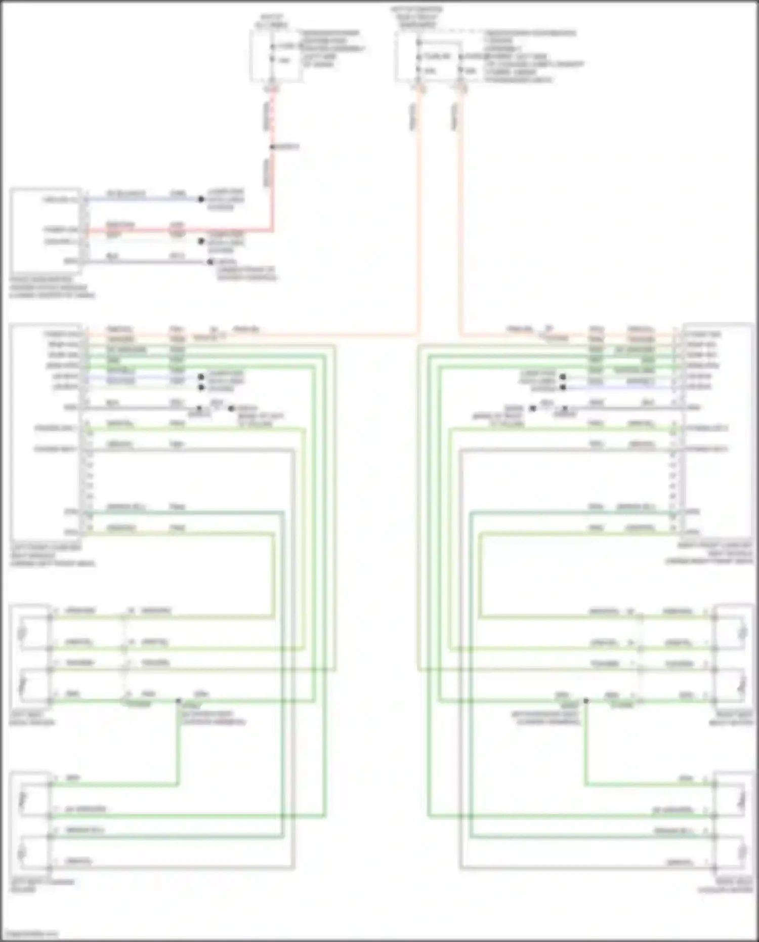 Grand Cherokee Jeep WL (2021-2024): Heated seats circuit, w/o ventilation