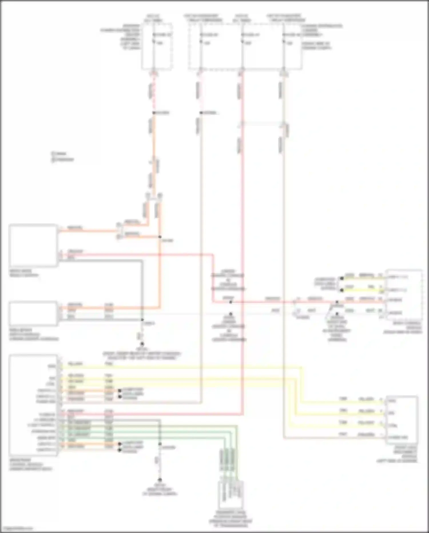 Grand Cherokee Jeep WL (2021-2024): Transfer case circuit