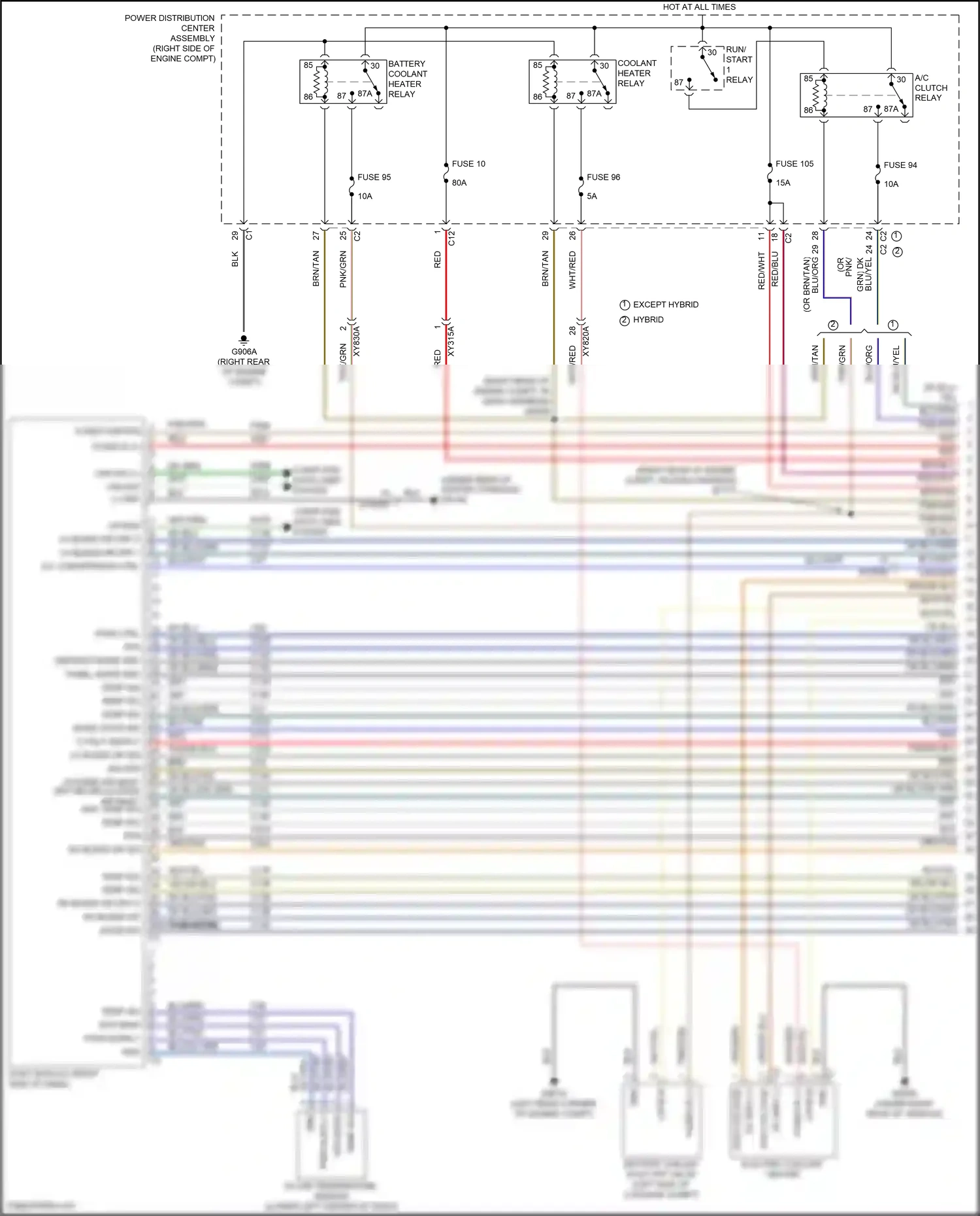 Wiring diagram a/c compressor ctrl for Jeep Grand Cherokee WL (2021-2024) (1 of 2)