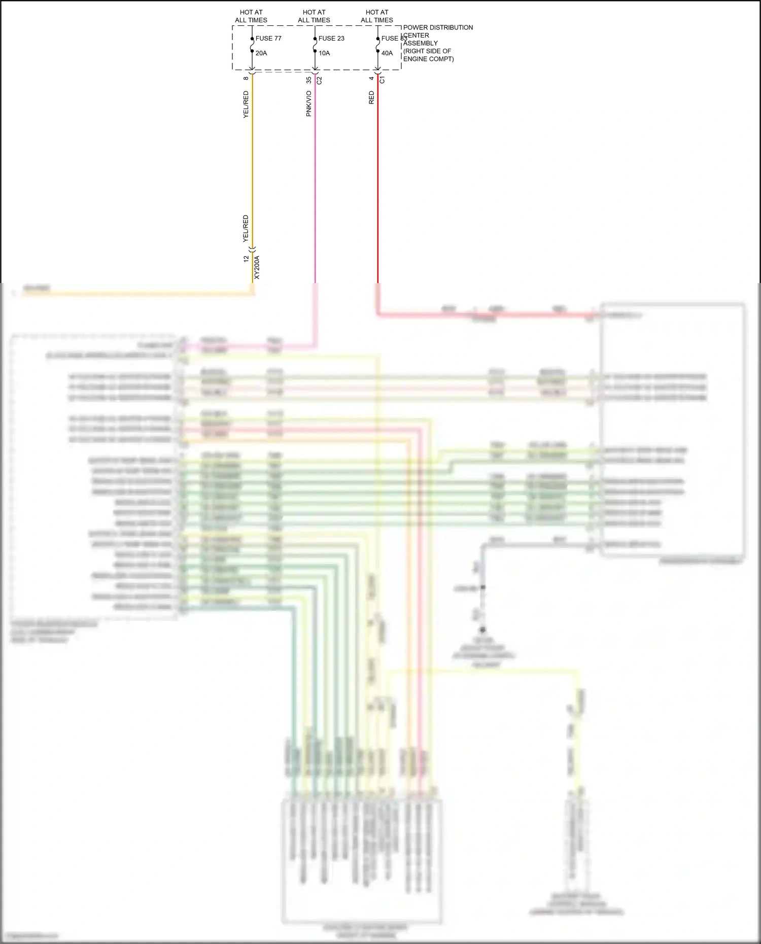 Wiring diagram battery pack control module for Jeep Grand Cherokee WL (2021-2024) (1 of 8)