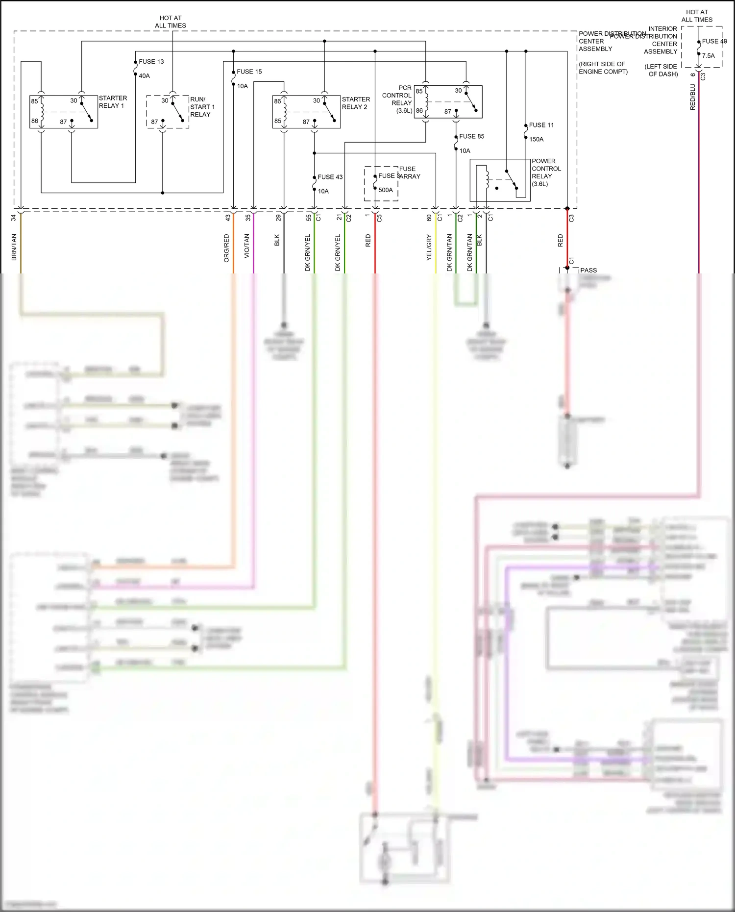 Wiring diagram computer data lines system for Jeep Grand Cherokee WL (2021-2024) (99 of 125)