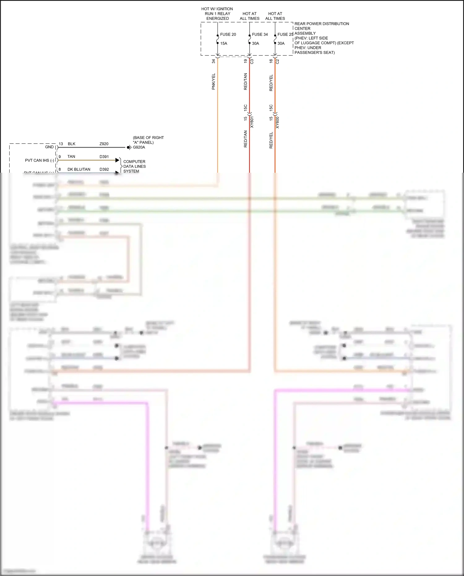 Wiring diagram computer data lines system for Jeep Grand Cherokee WL (2021-2024) (21 of 125)