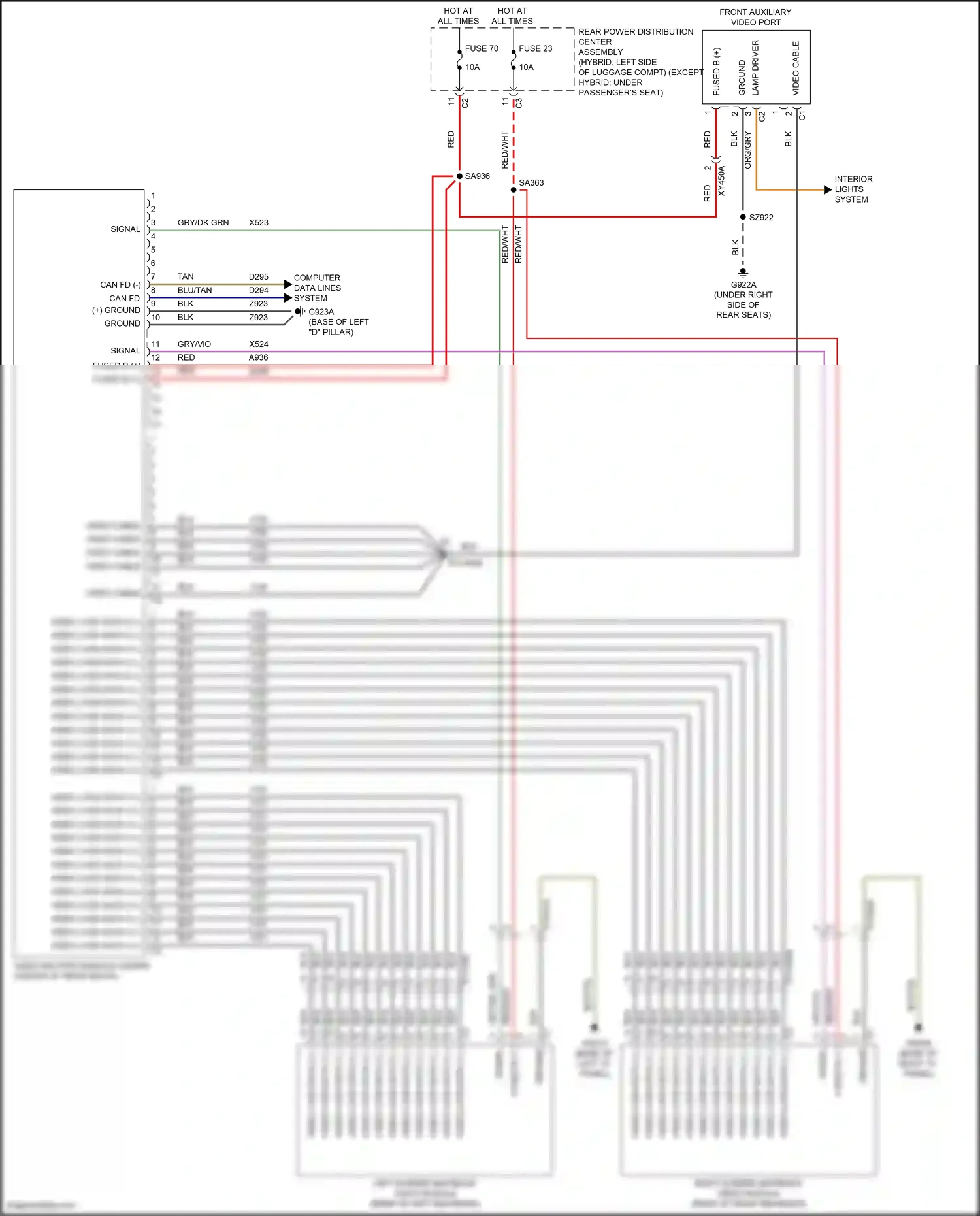 Wiring diagram computer data lines system for Jeep Grand Cherokee WL (2021-2024) (18 of 125)