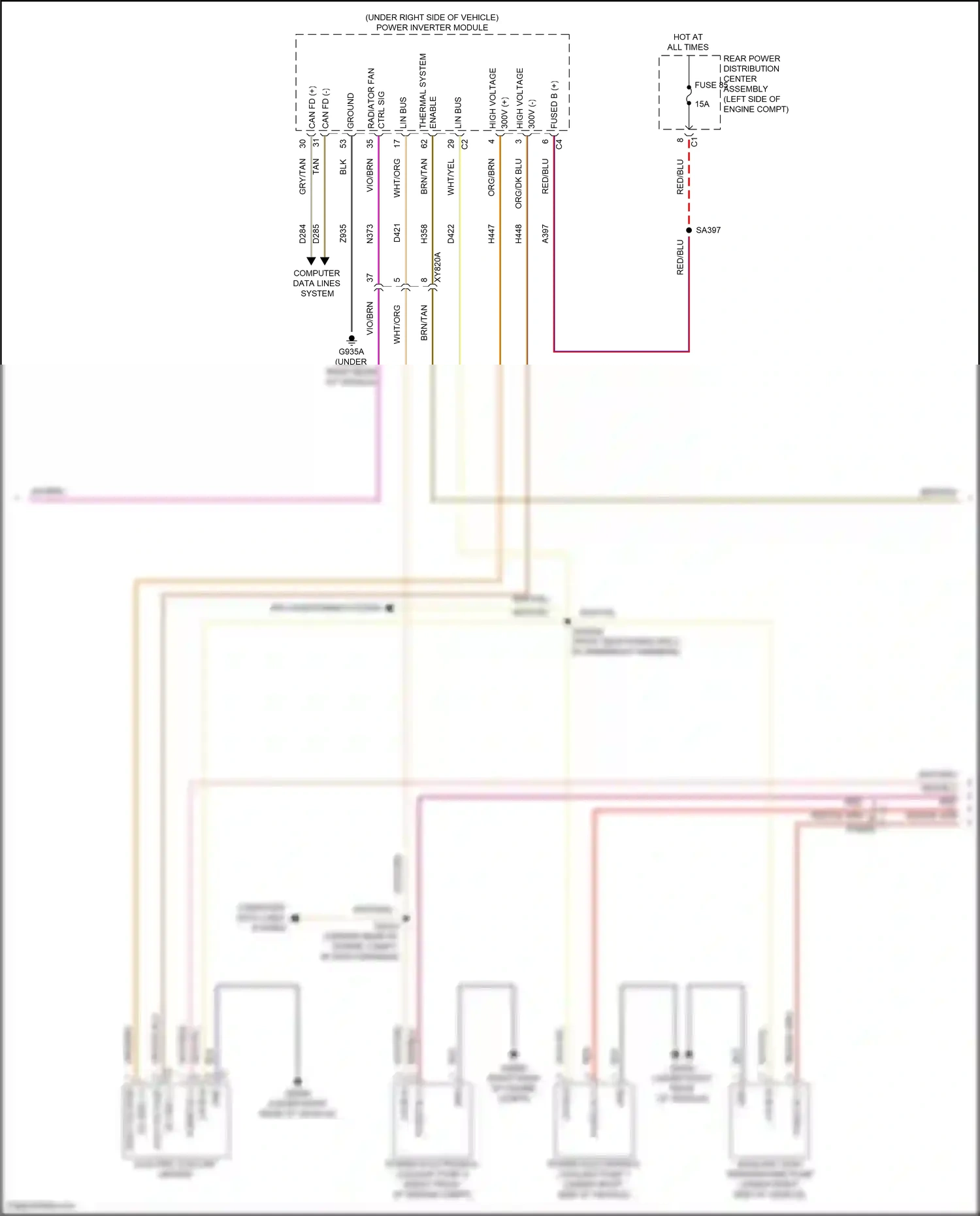 Wiring diagram computer data lines system for Jeep Grand Cherokee WL (2021-2024) (104 of 125)