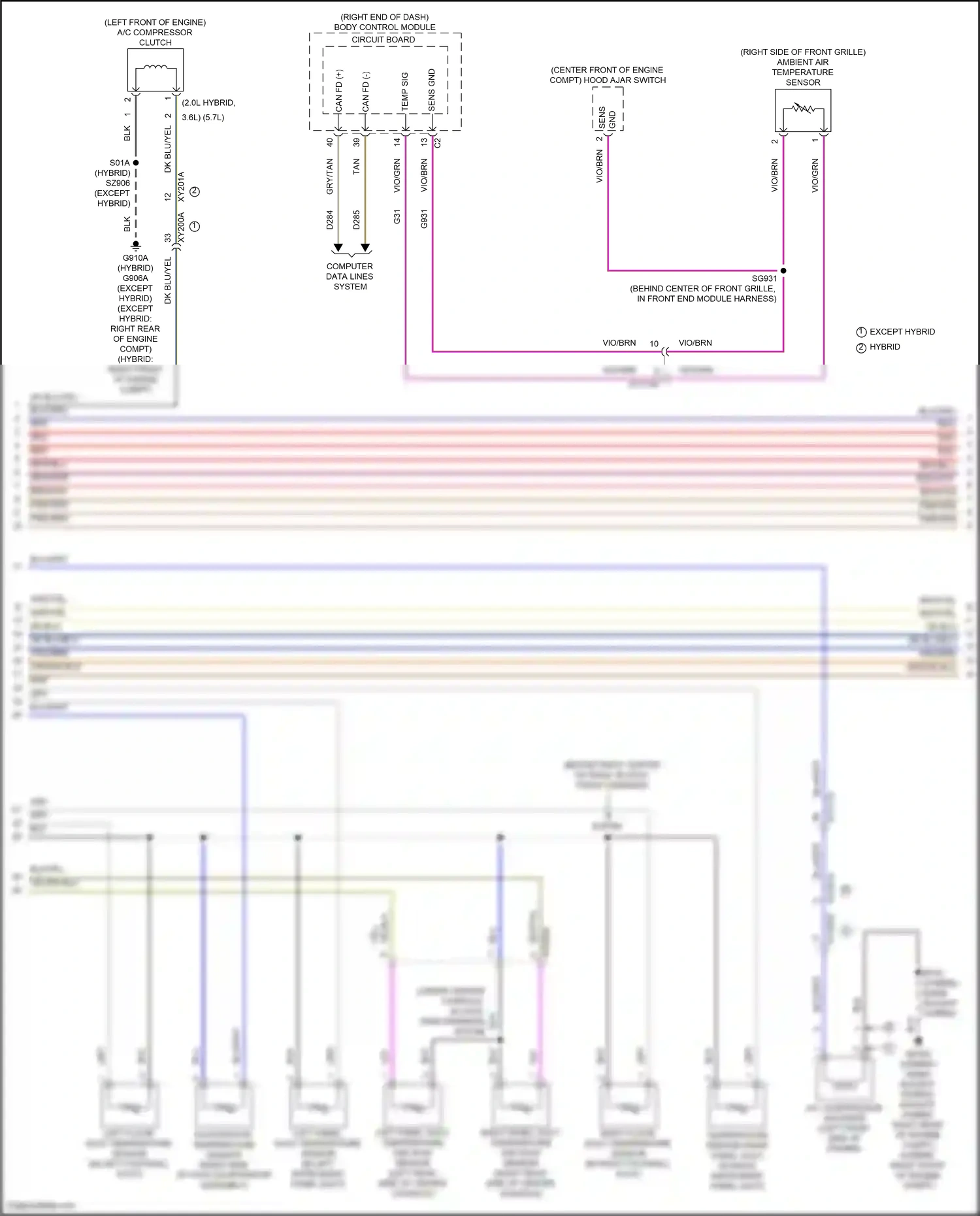 Wiring diagram computer data lines system for Jeep Grand Cherokee WL (2021-2024) (73 of 125)