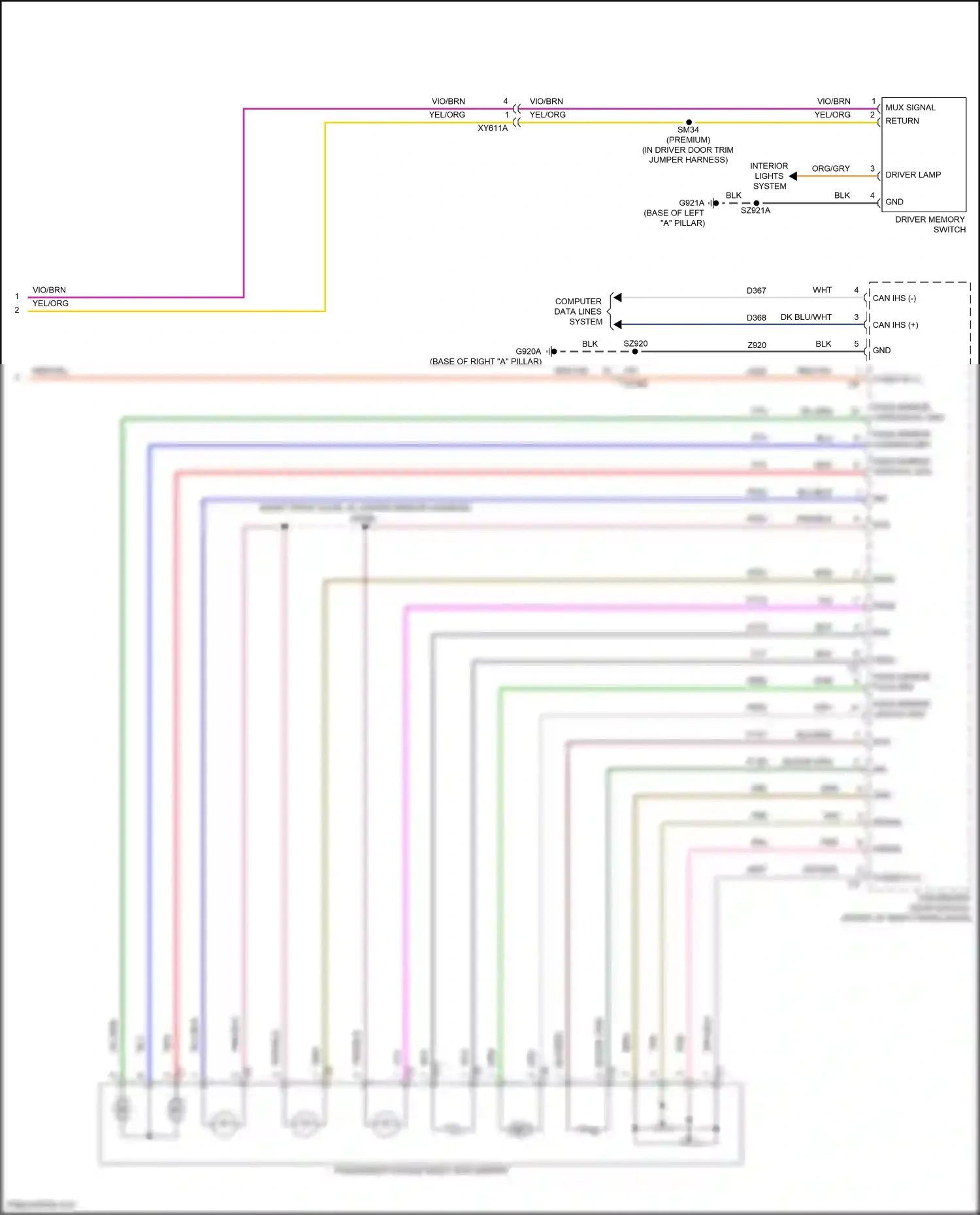 Wiring diagram computer data lines system for Jeep Grand Cherokee WL (2021-2024) (6 of 125)