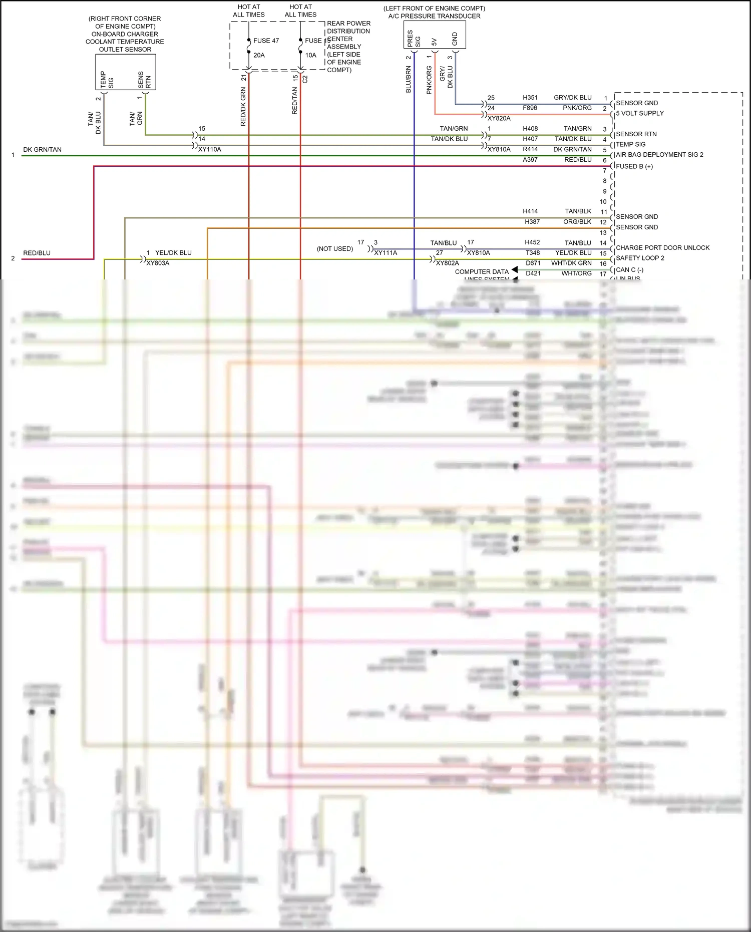 Wiring diagram computer data lines system for Jeep Grand Cherokee WL (2021-2024) (120 of 125)