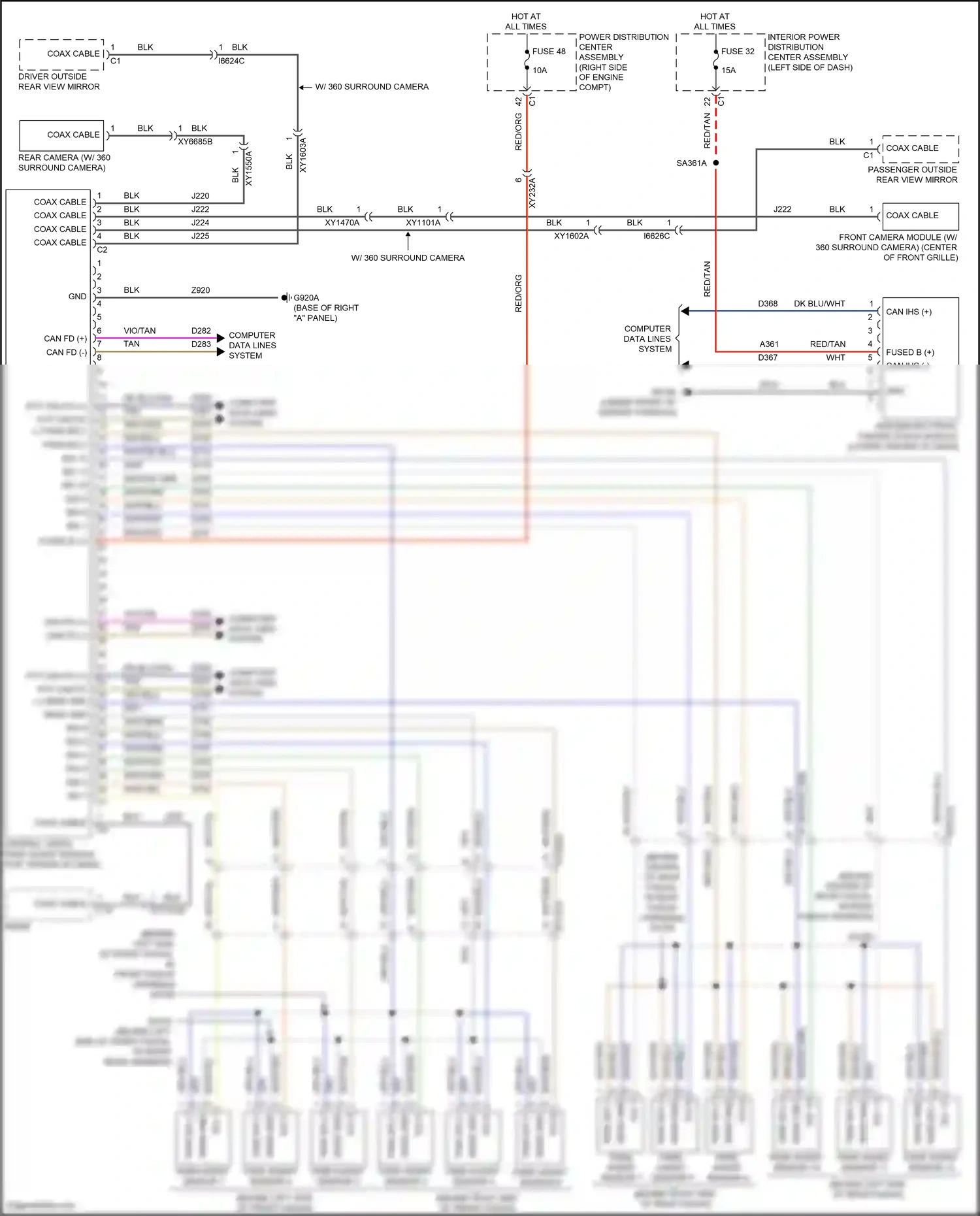 Wiring diagram computer data lines system for Jeep Grand Cherokee WL (2021-2024) (40 of 125)