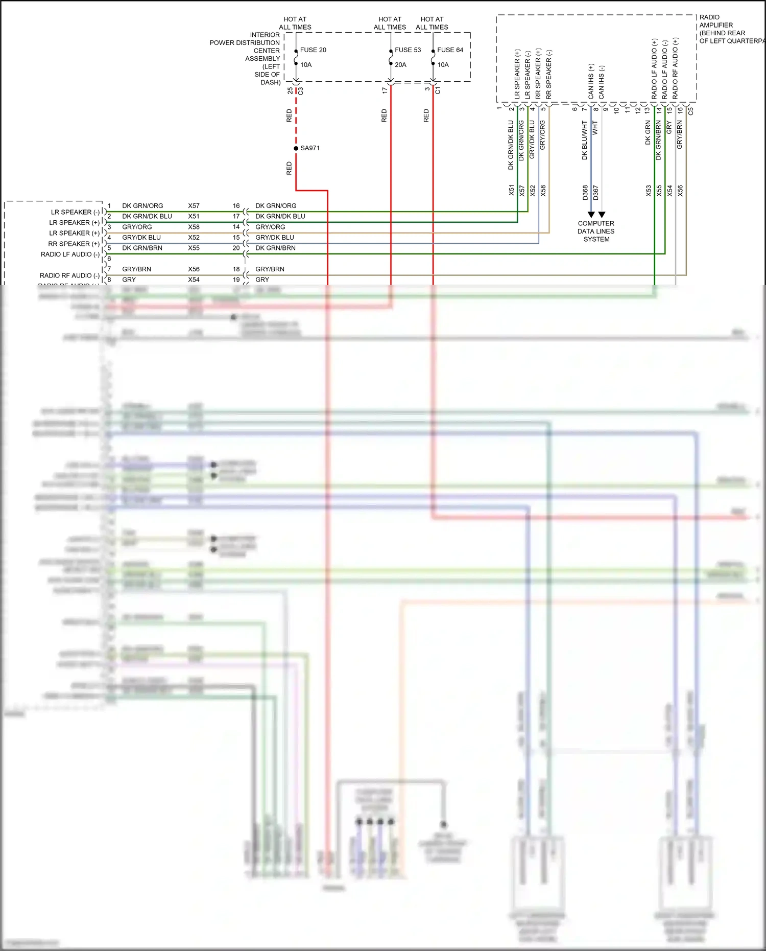 Wiring diagram computer data lines system for Jeep Grand Cherokee WL (2021-2024) (17 of 125)