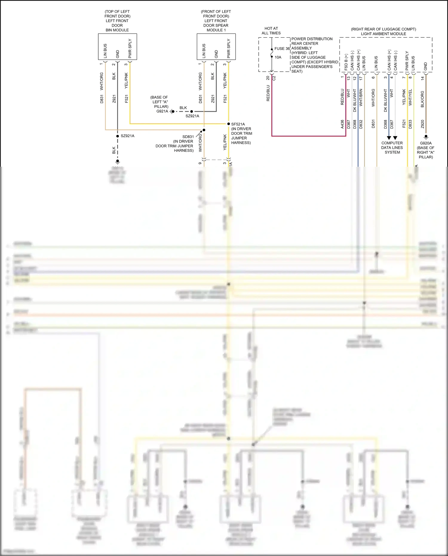 Wiring diagram computer data lines system for Jeep Grand Cherokee WL (2021-2024) (79 of 125)