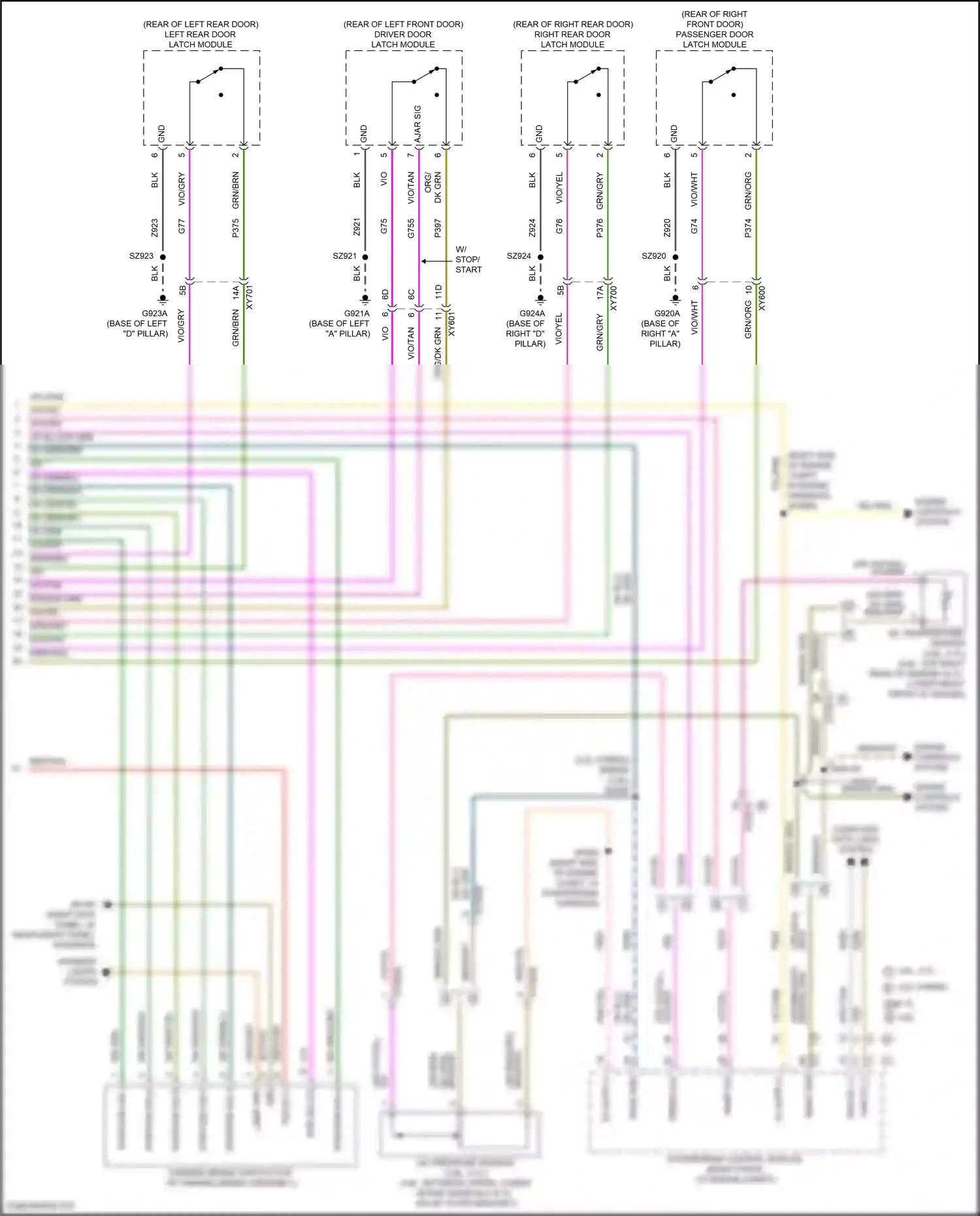 Wiring diagram computer data lines system for Jeep Grand Cherokee WL (2021-2024) (96 of 125)