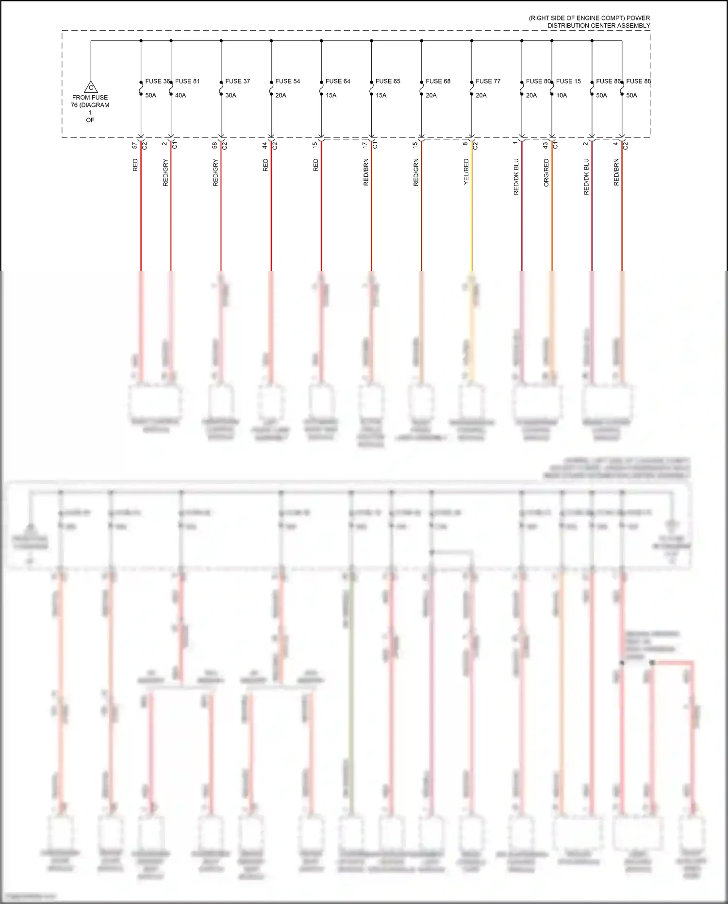 Wiring diagram drivetrain control module for Jeep Grand Cherokee WL (2021-2024) (3 of 5)