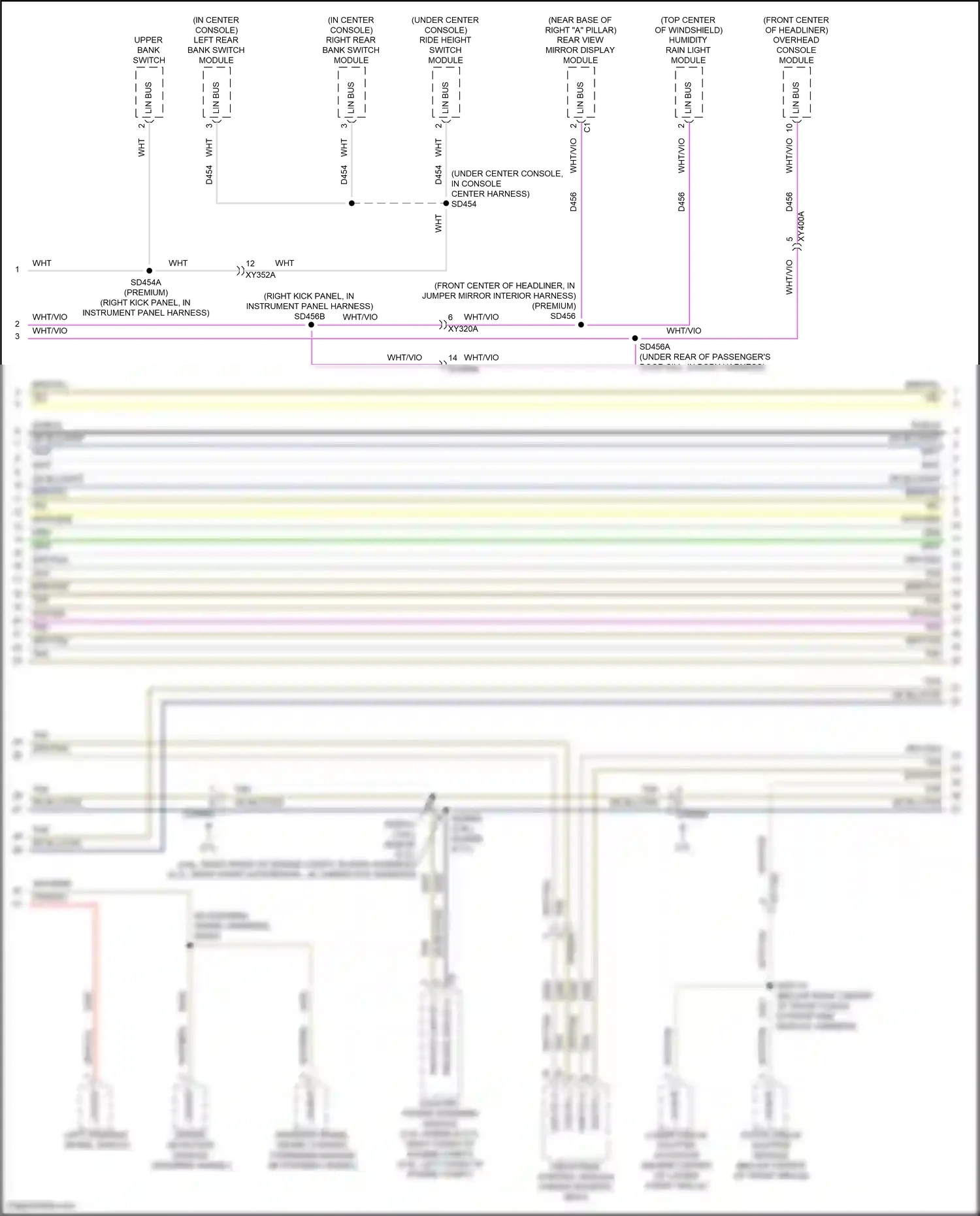 Wiring diagram drivetrain control module for Jeep Grand Cherokee WL (2021-2024) (1 of 5)