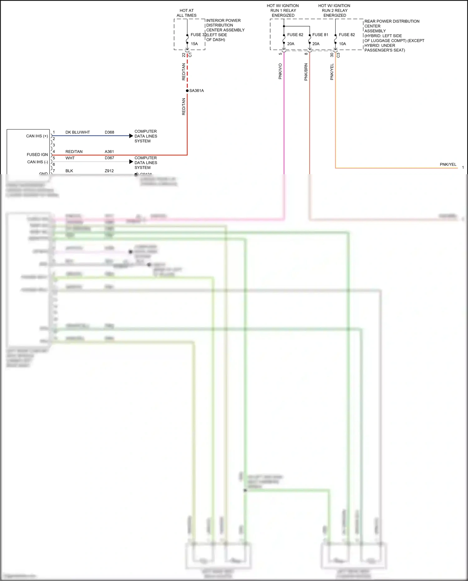 Wiring diagram front integrated center stack module for Jeep Grand Cherokee WL (2021-2024) (4 of 15)