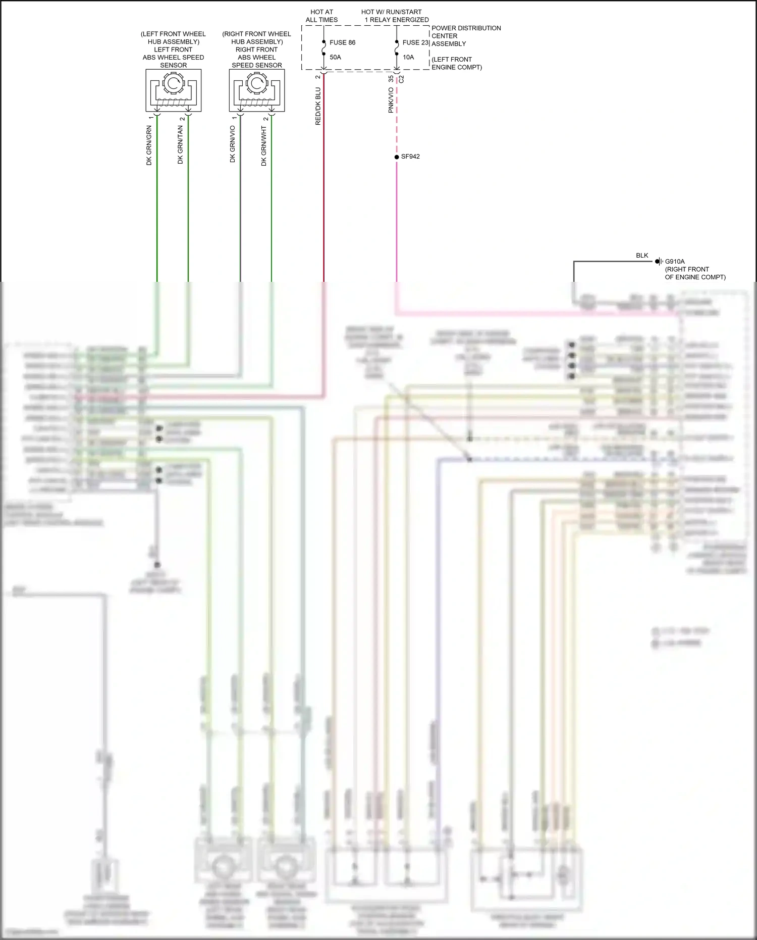 Wiring diagram front range long camera for Jeep Grand Cherokee WL (2021-2024) (1 of 1)