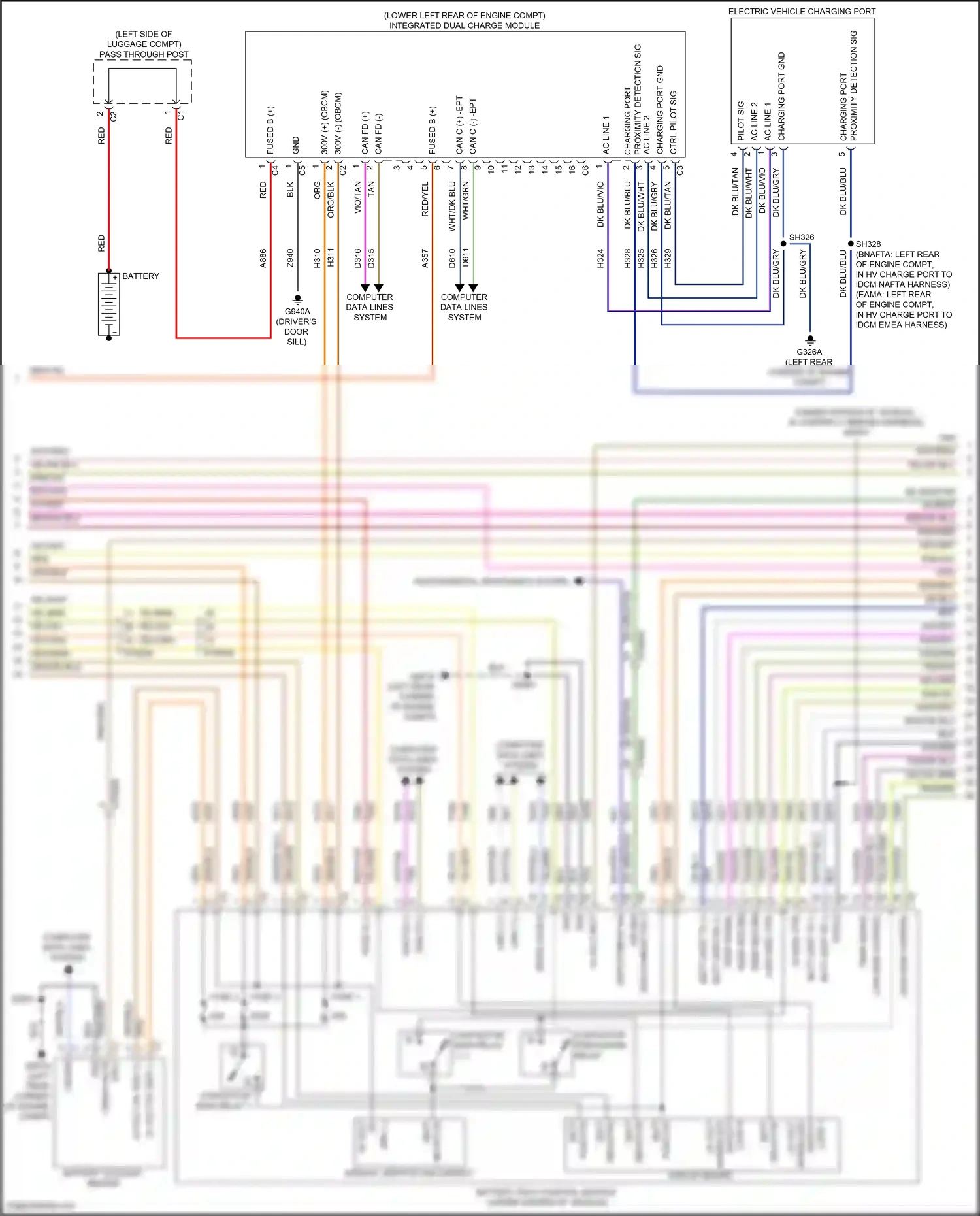 Wiring diagram loop 8 for Jeep Grand Cherokee WL (2021-2024) (1 of 1)