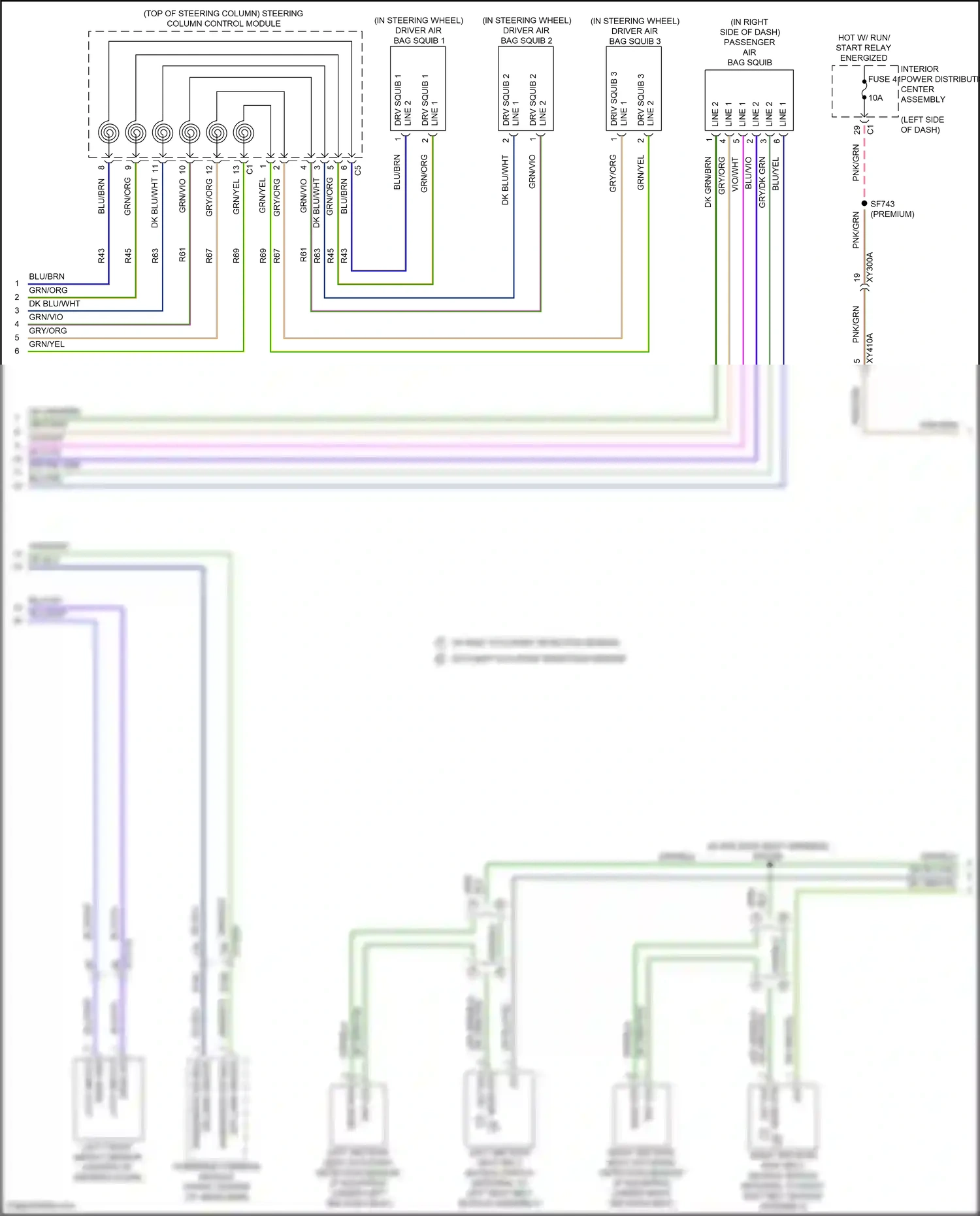 Wiring diagram overhead console module for Jeep Grand Cherokee WL (2021-2024) (6 of 7)