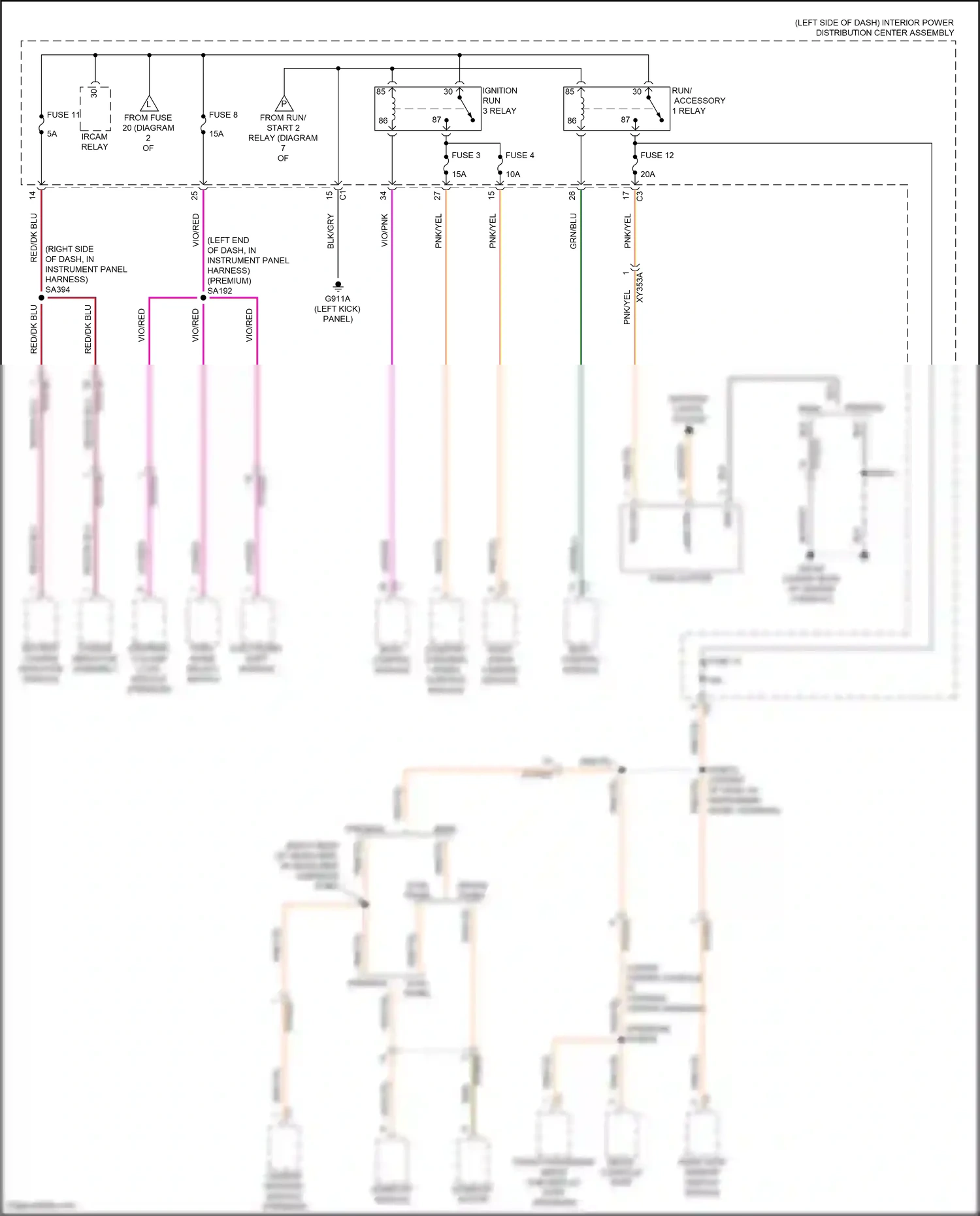 Wiring diagram phev mode select switch for Jeep Grand Cherokee WL (2021-2024) (3 of 4)