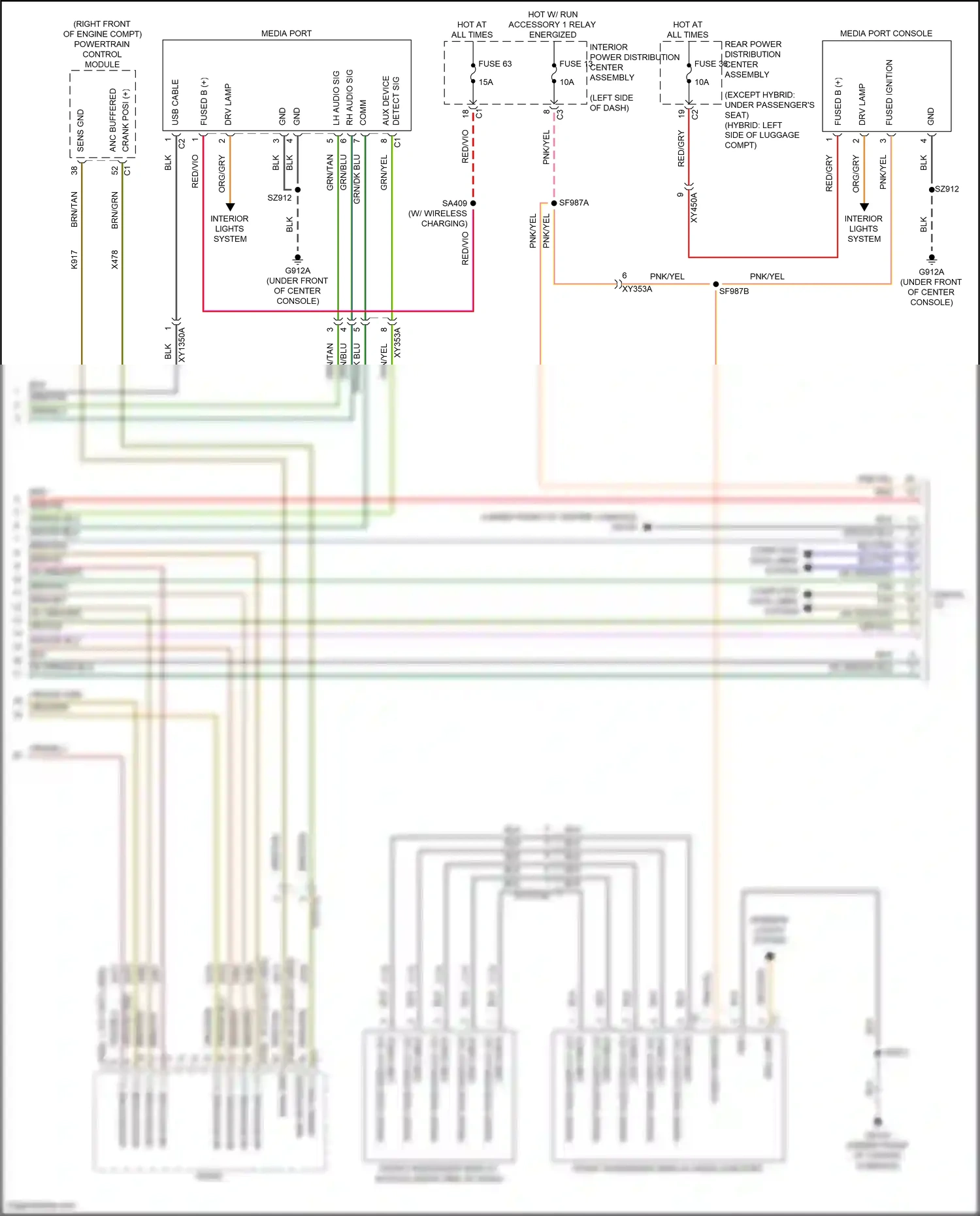 Wiring diagram powertrain control module for Jeep Grand Cherokee WL (2021-2024) (4 of 34)