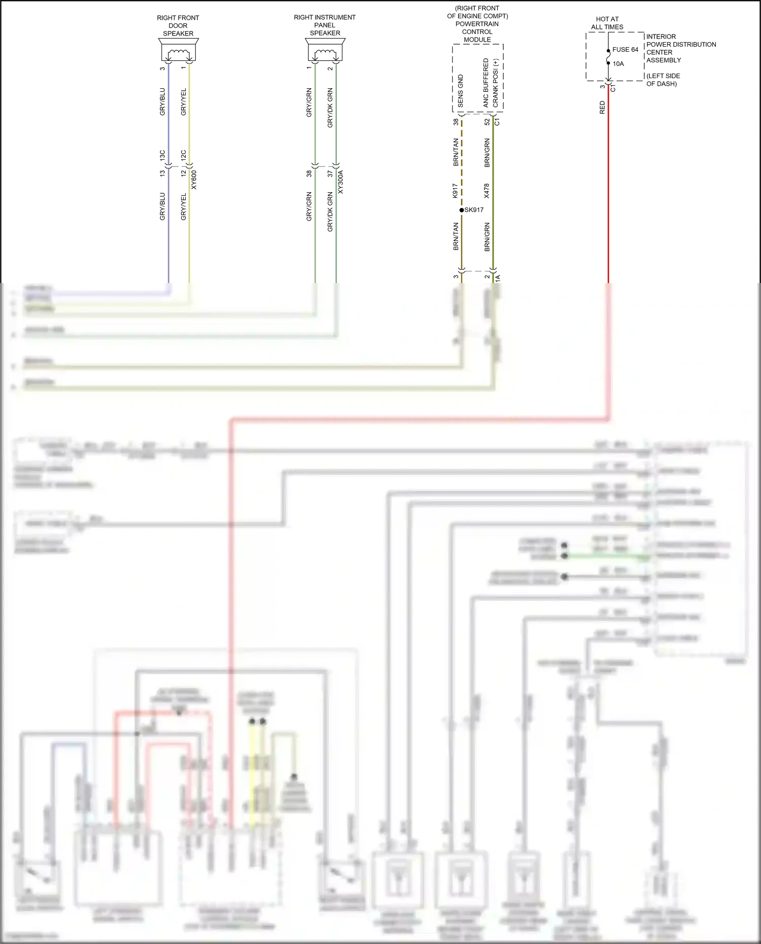 Wiring diagram powertrain control module for Jeep Grand Cherokee WL (2021-2024) (5 of 34)