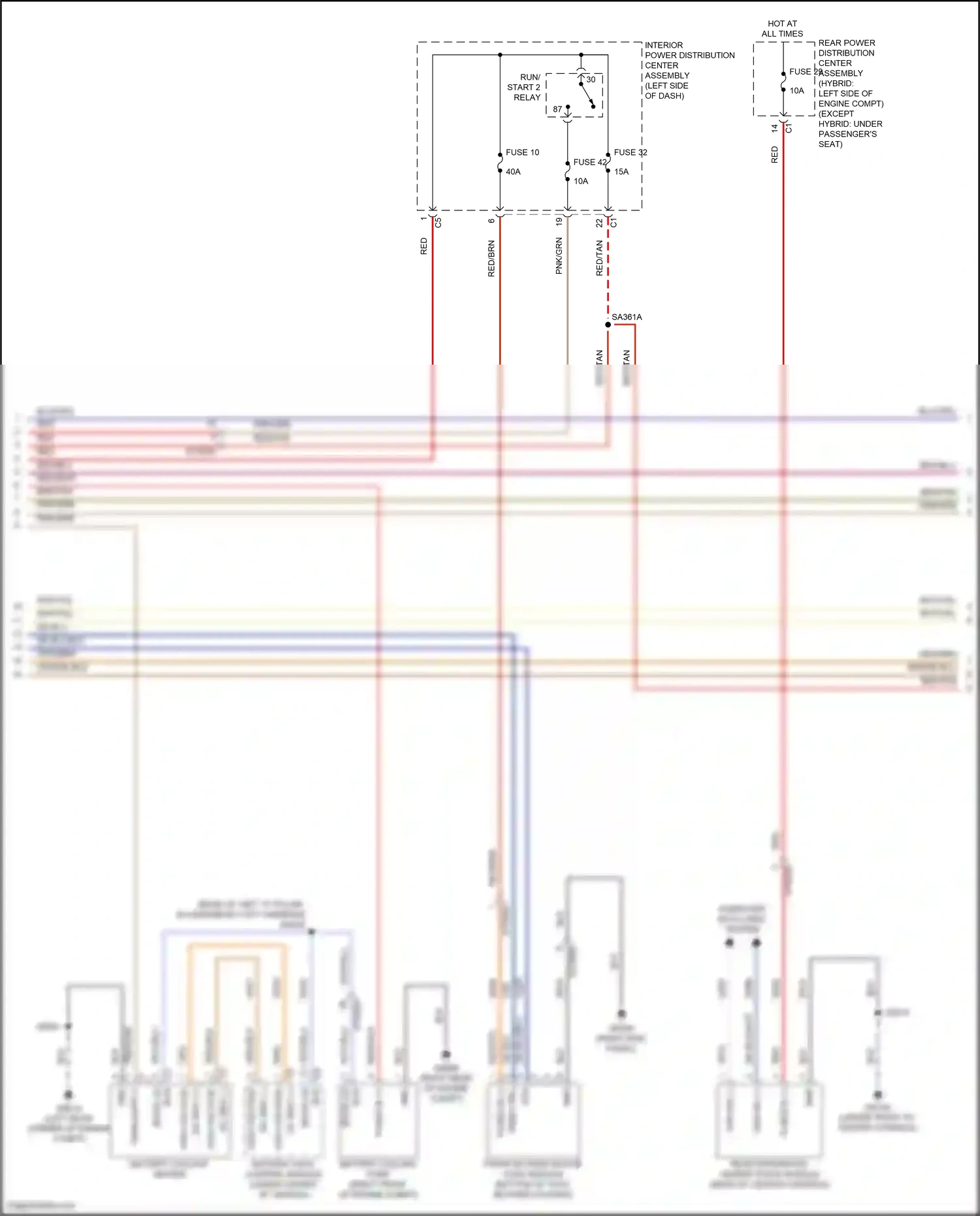 Wiring diagram rear integrated center stack module for Jeep Grand Cherokee WL (2021-2024) (1 of 5)