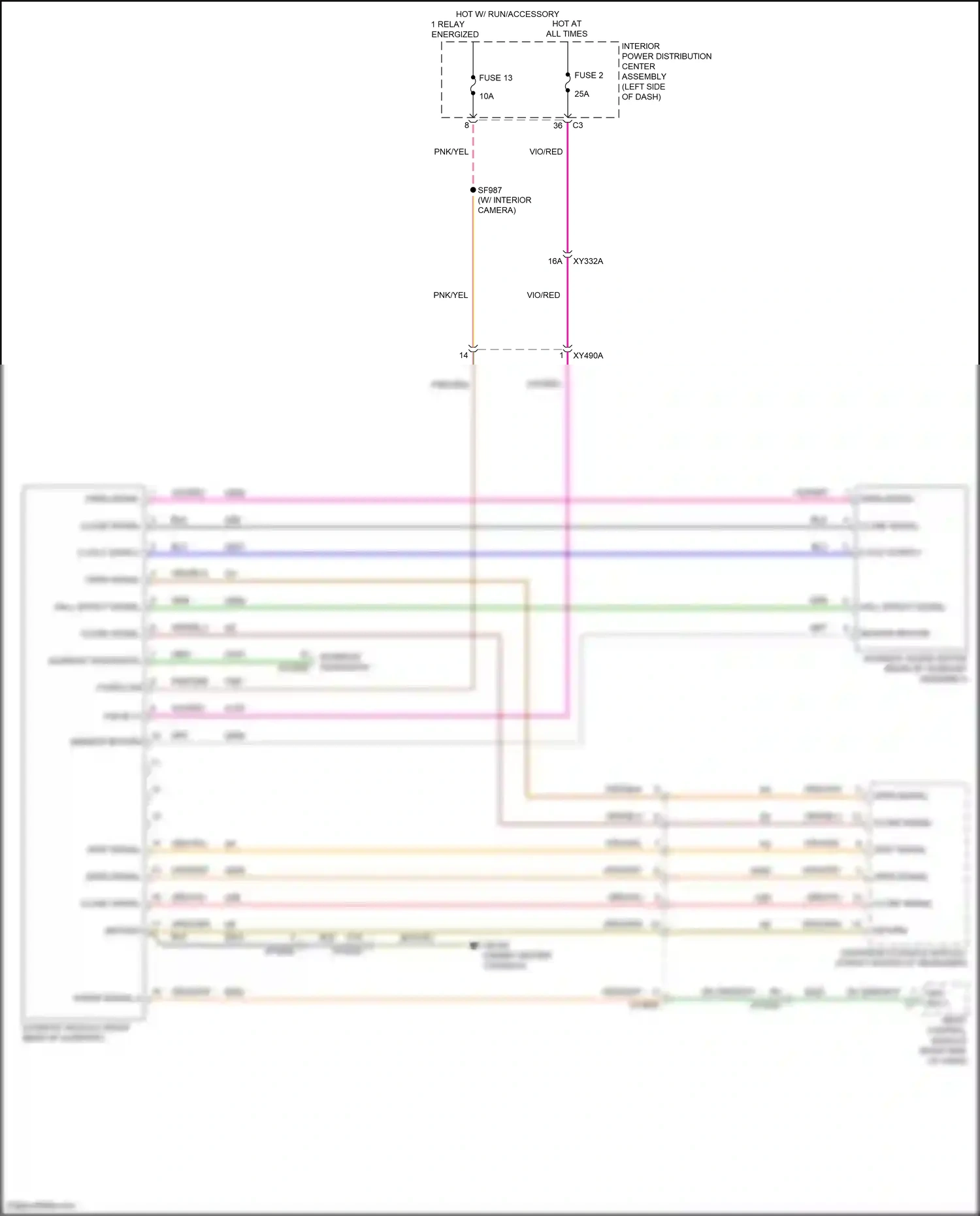 Wiring diagram sensor return for Jeep Grand Cherokee WL (2021-2024) (3 of 8)
