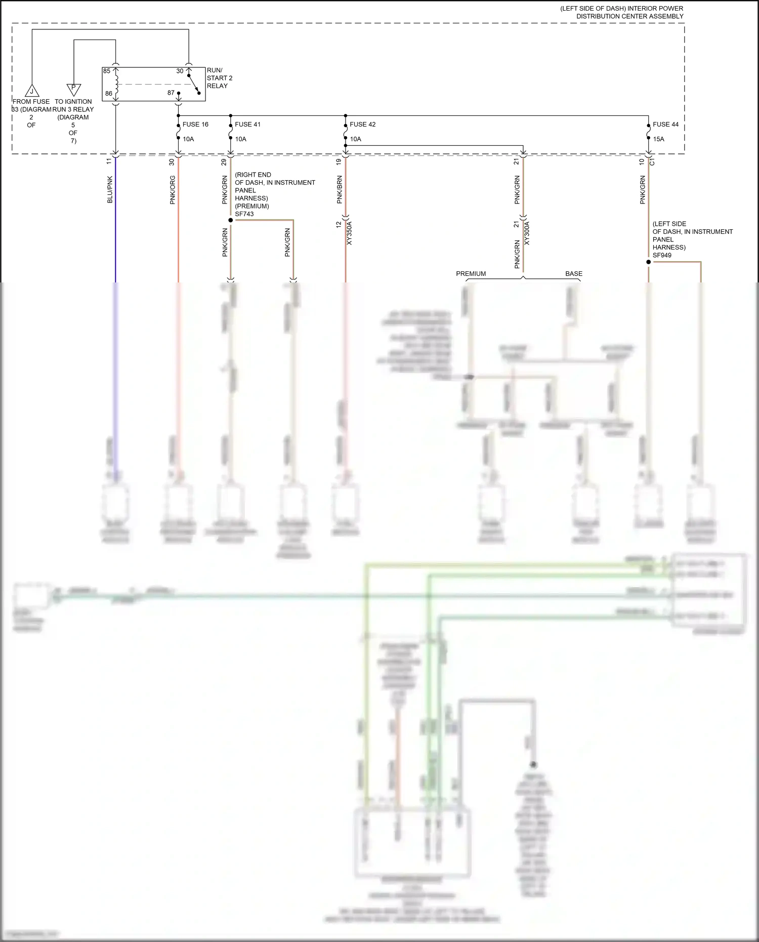 Wiring diagram steering column lock module for Jeep Grand Cherokee WL (2021-2024) (5 of 5)