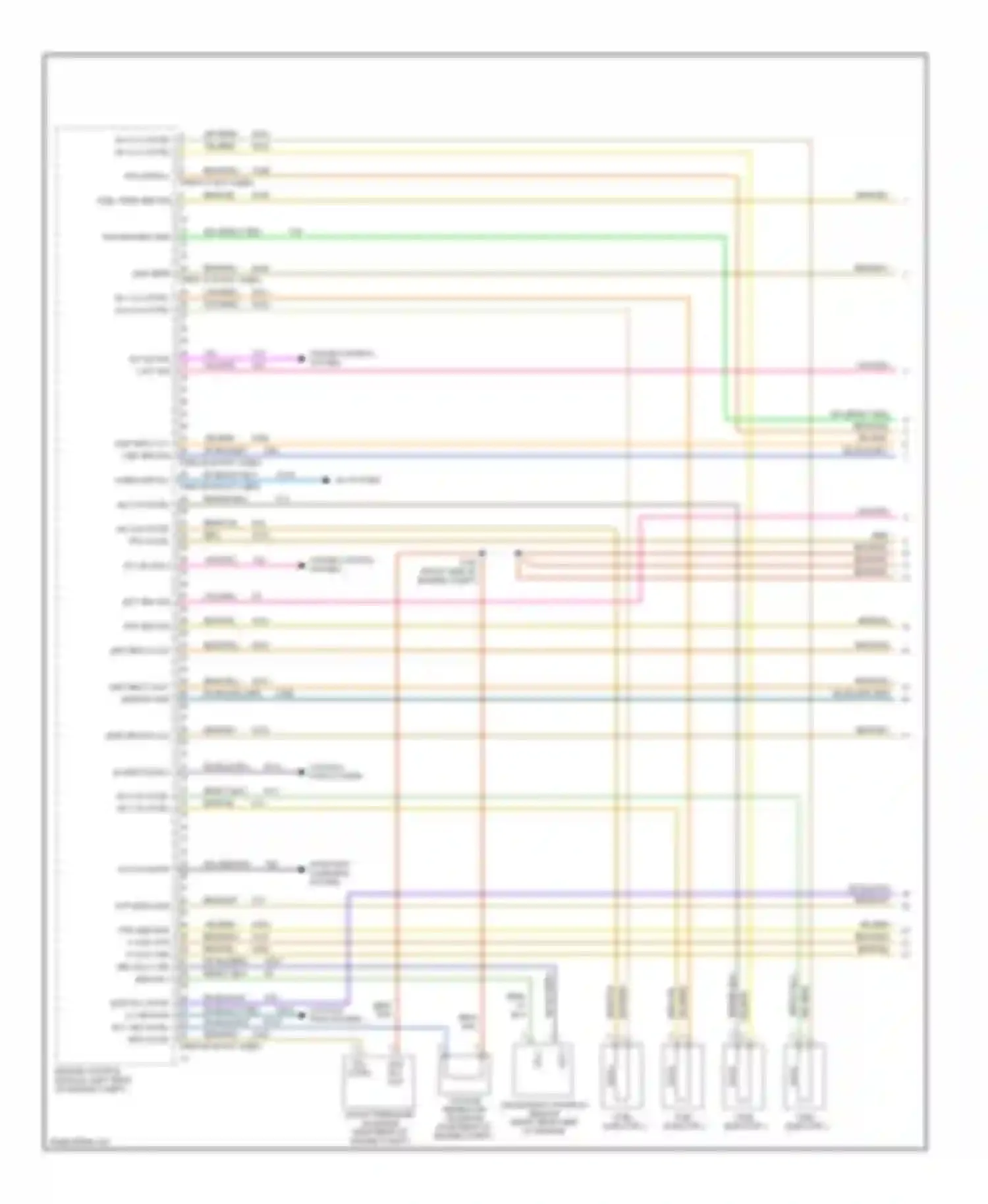 Liberty Jeep I (2001-2007): Wiring diagram engine performance 2.8l diesel (1 of 4)