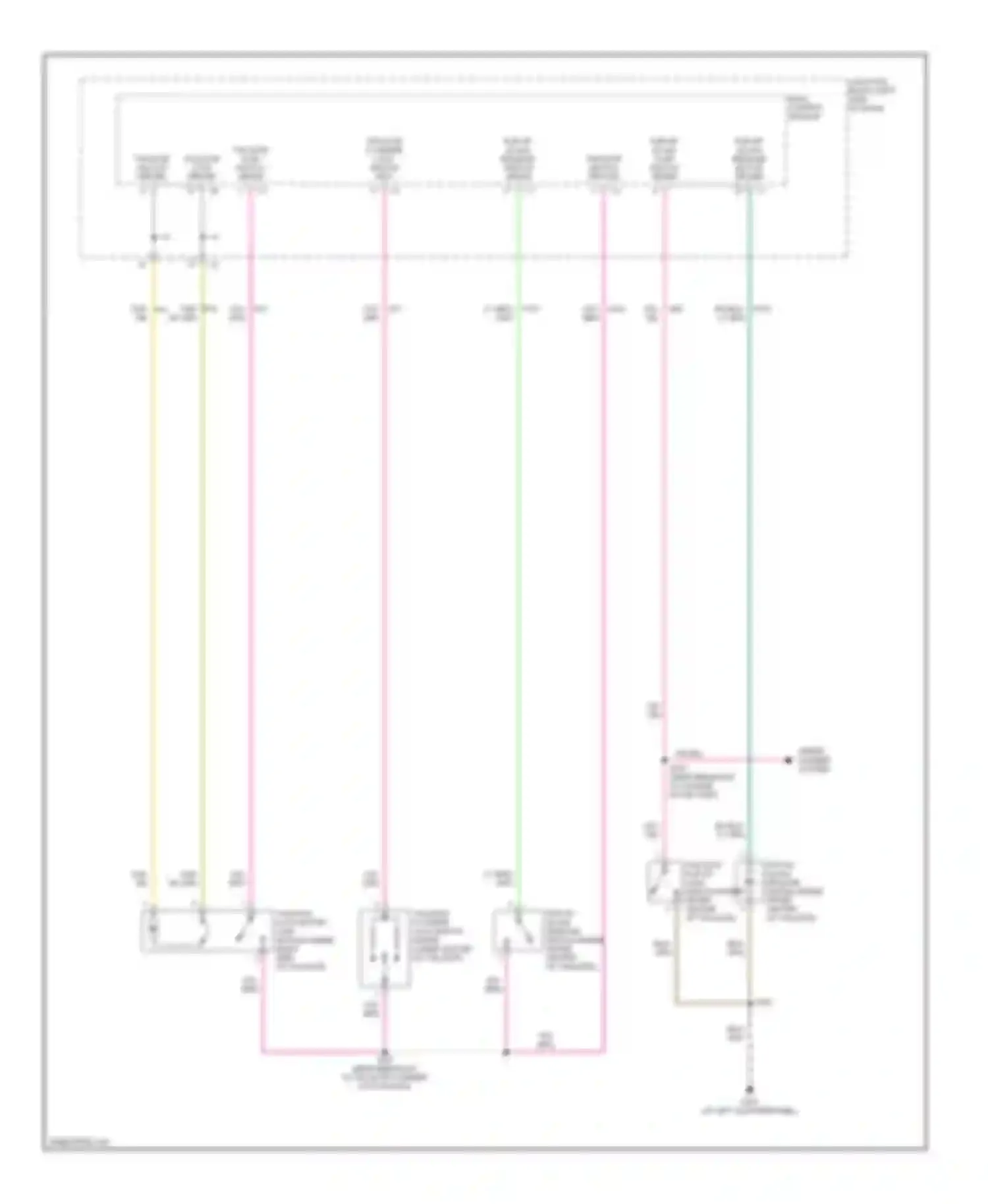 Liberty Jeep I (2001-2007): Power door locks circuit (2 of 2)