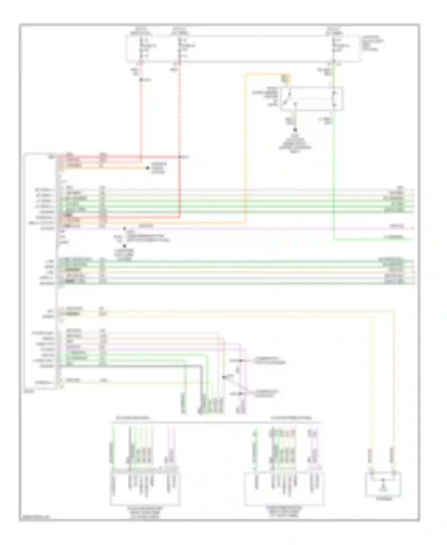 Liberty Jeep I (2001-2007): Radio circuit, premium (1 of 2)