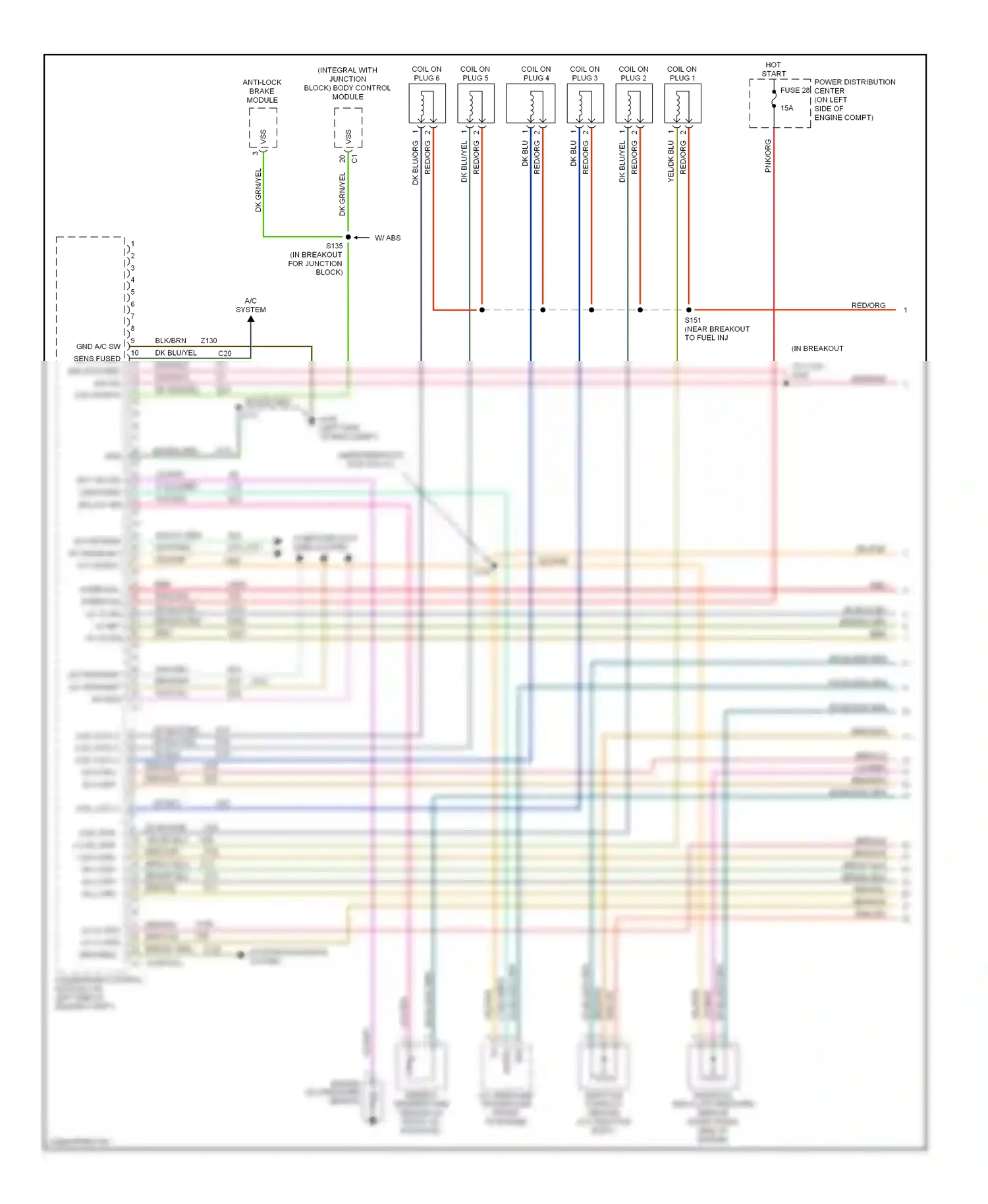 Jeep Liberty I (2001-2007) computer data lines system wiring diagram  (10 of 20)