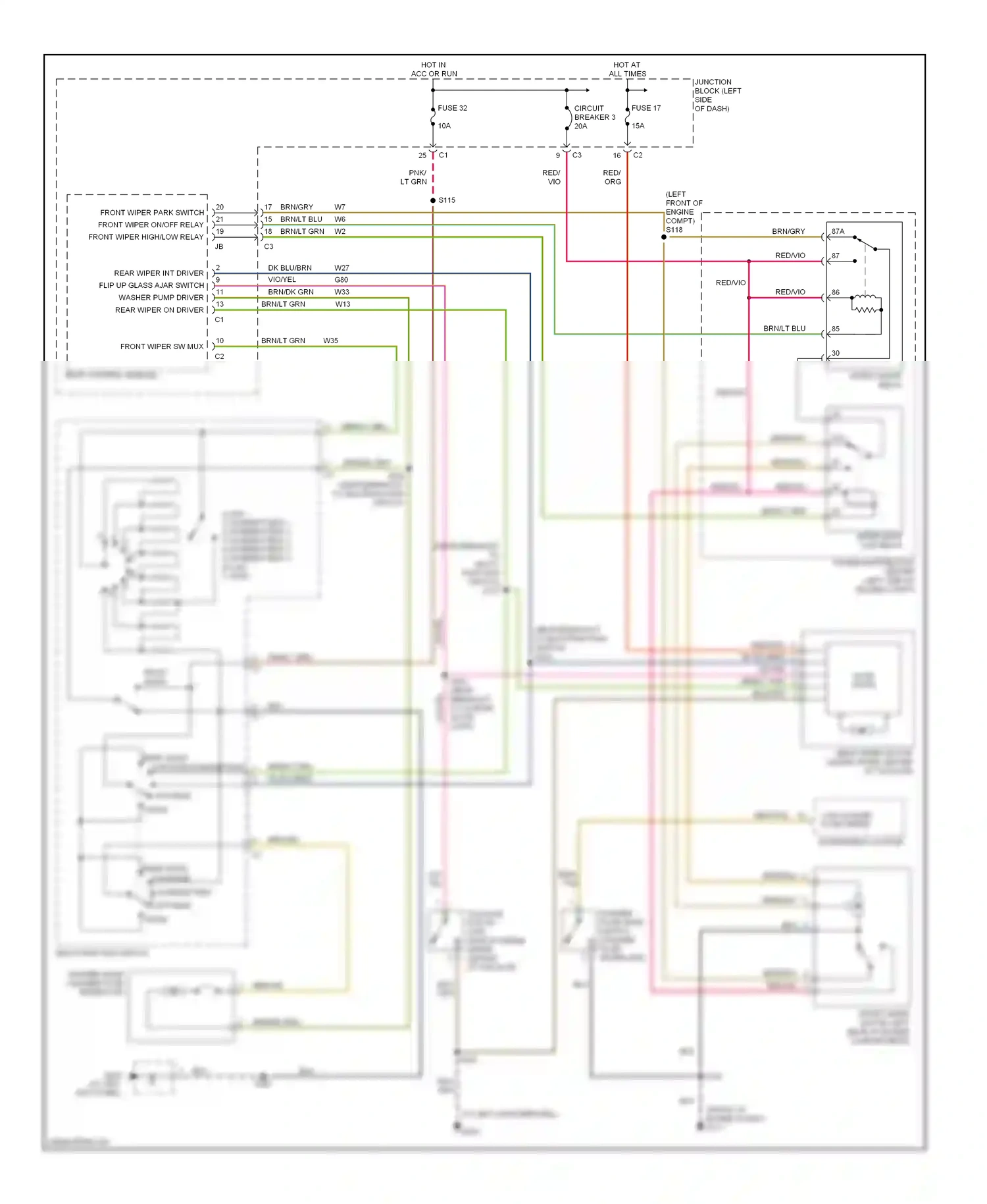 Jeep Liberty I (2001-2007) solid state wiring diagram  (1 of 1)