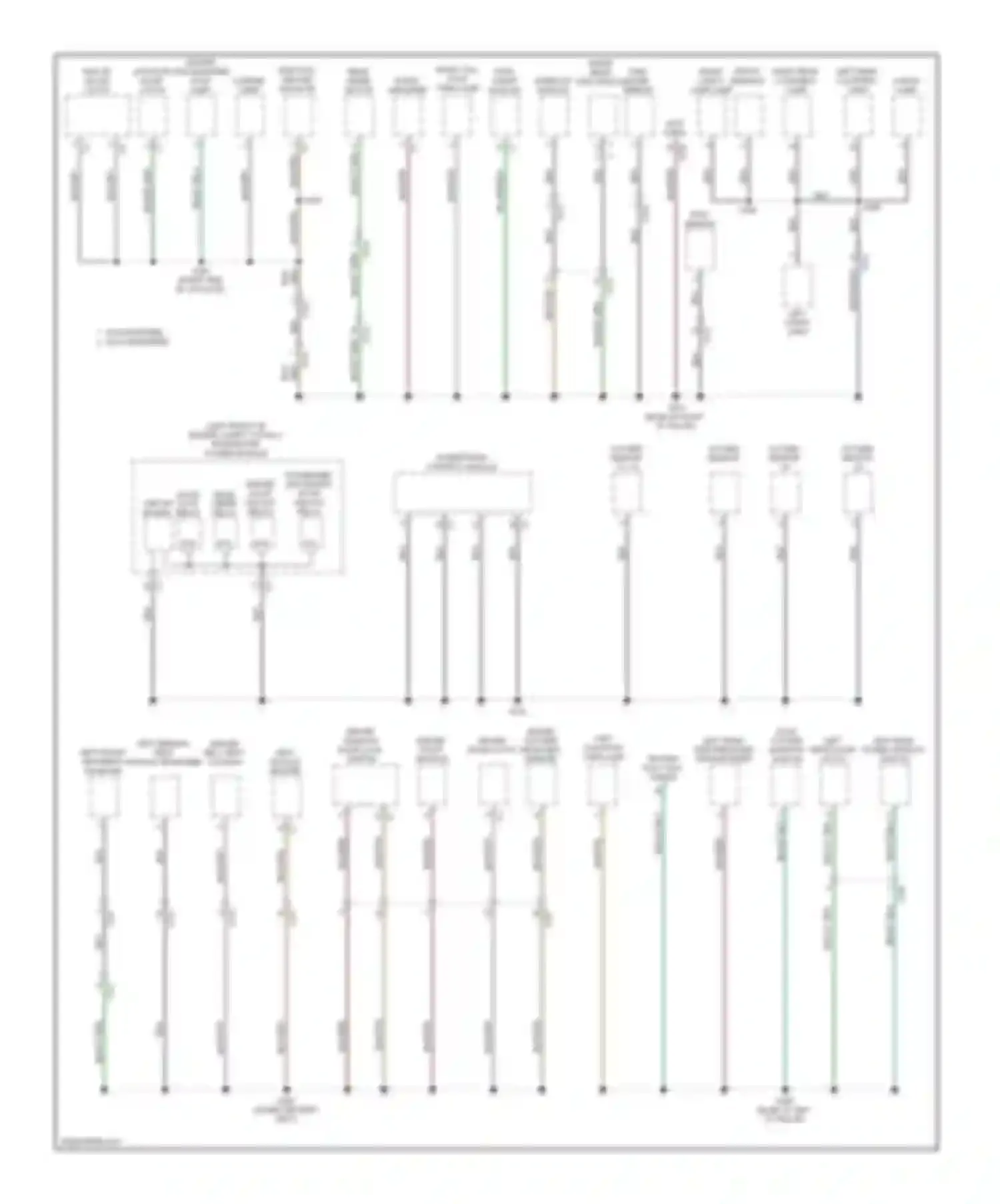 Liberty Jeep II (2007-2012): Ground distribution circuit (2 of 2)