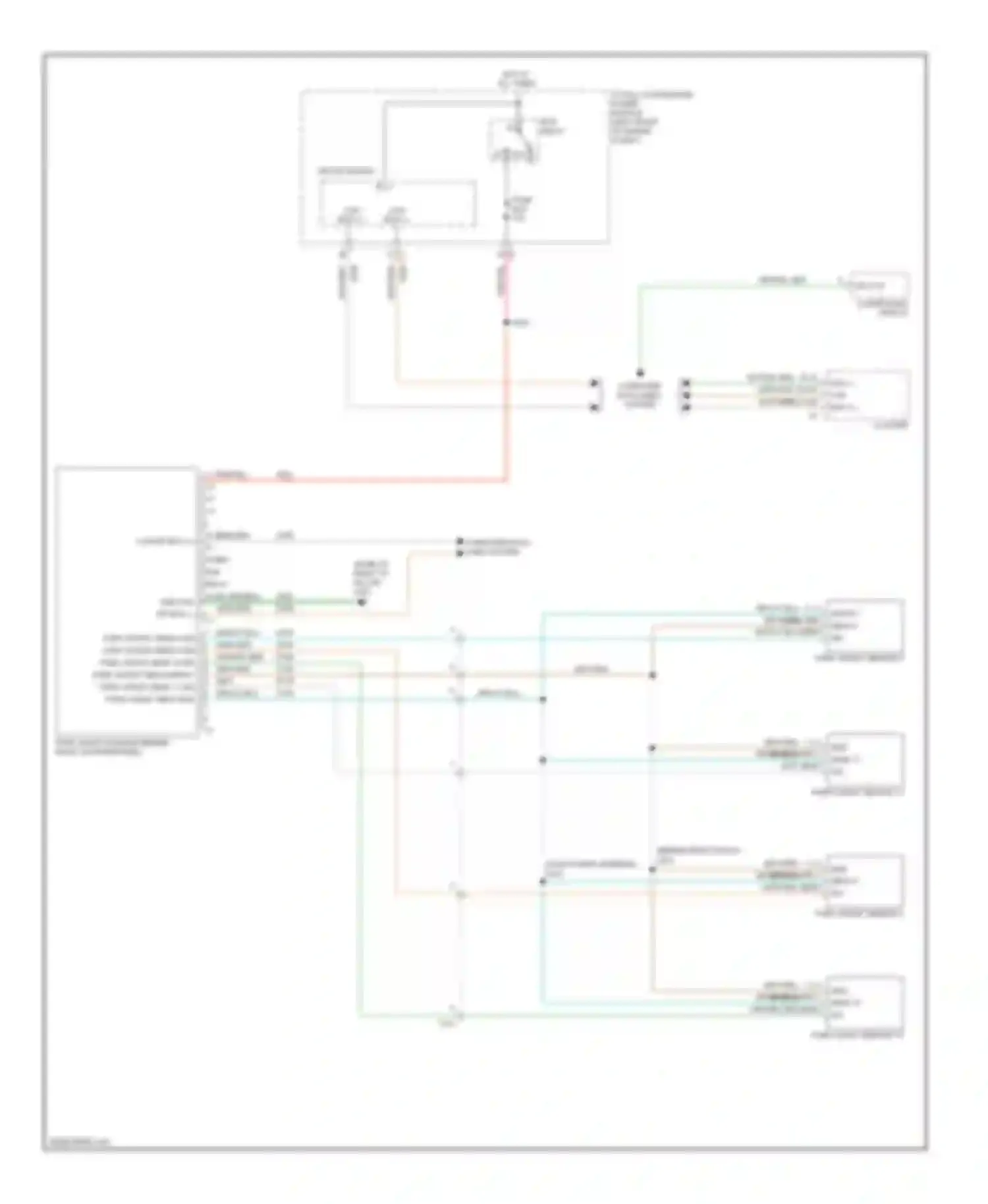 Liberty Jeep II (2007-2012): Navigation circuit