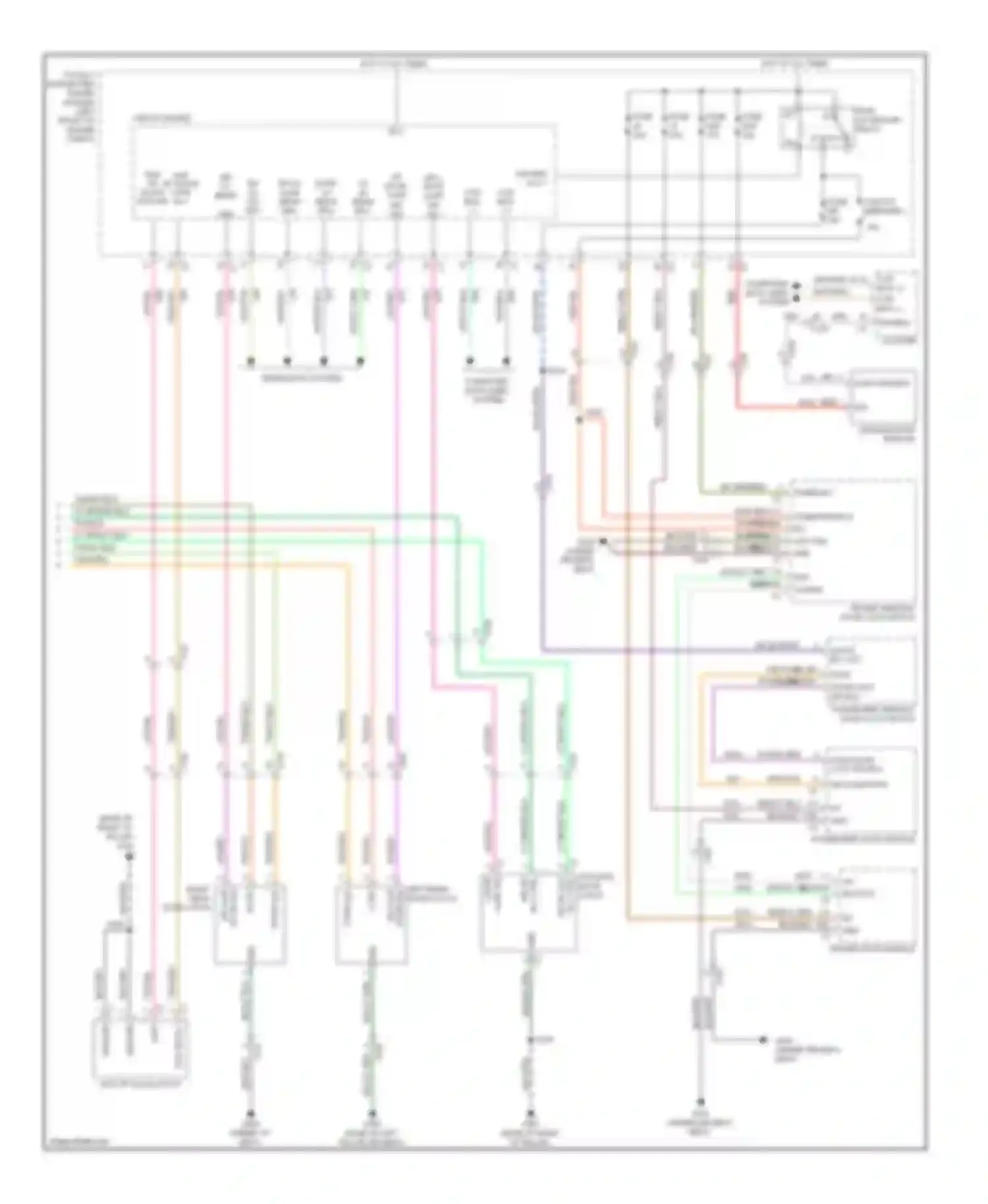 Liberty Jeep II (2007-2012): Power door locks circuit (2 of 2)