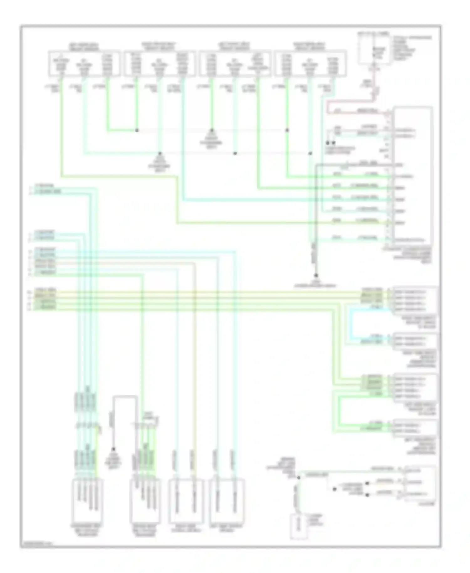 Liberty Jeep II (2007-2012): Supplemental restraints circuit (2 of 2)