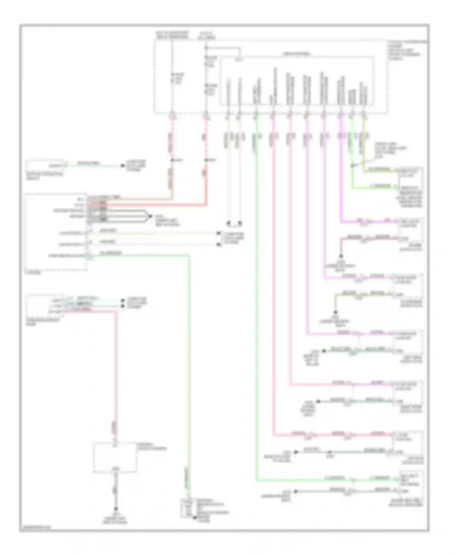 Liberty Jeep II (2007-2012): Chime circuit