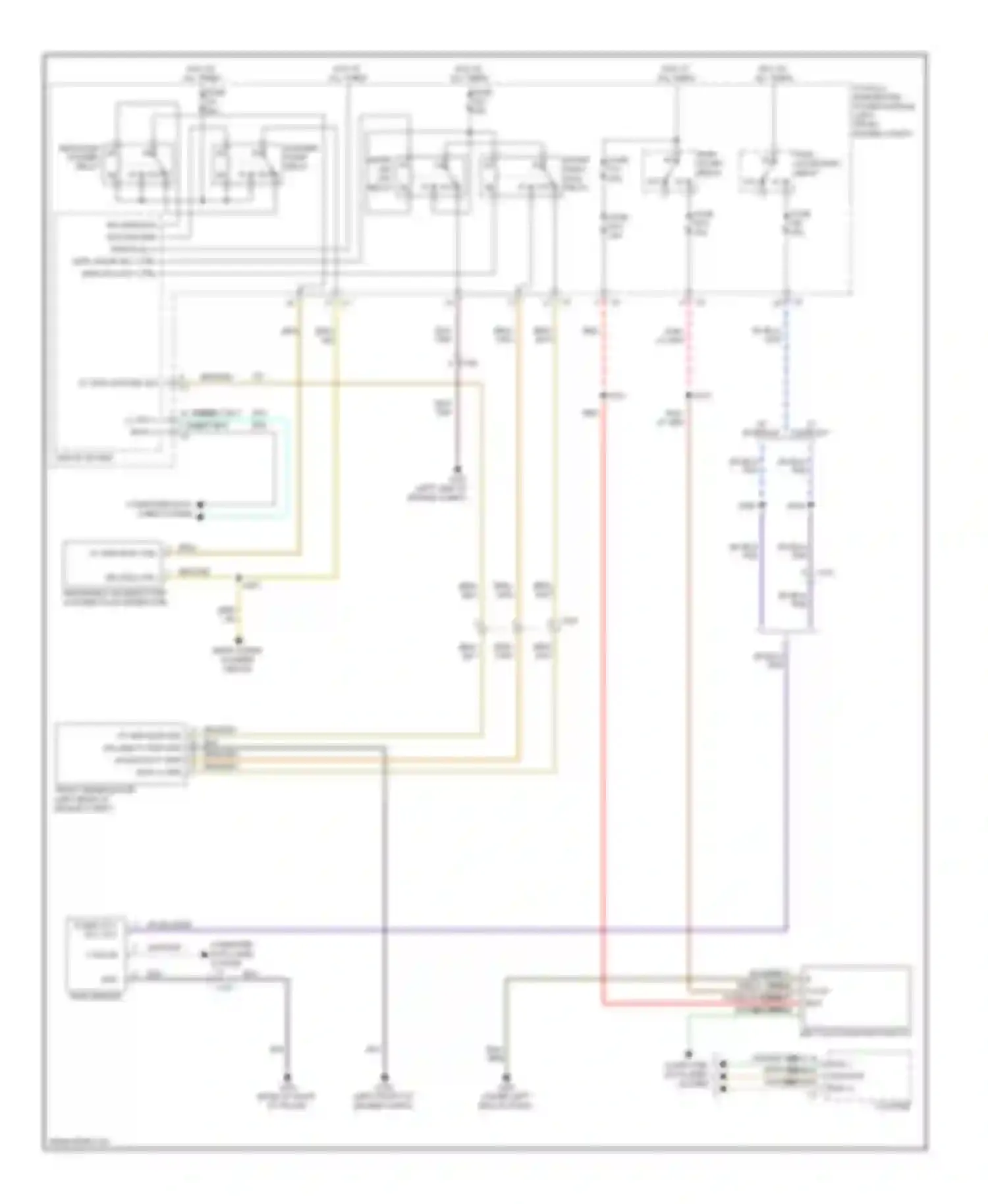 Liberty Jeep II (2007-2012): Front wiper/washer circuit