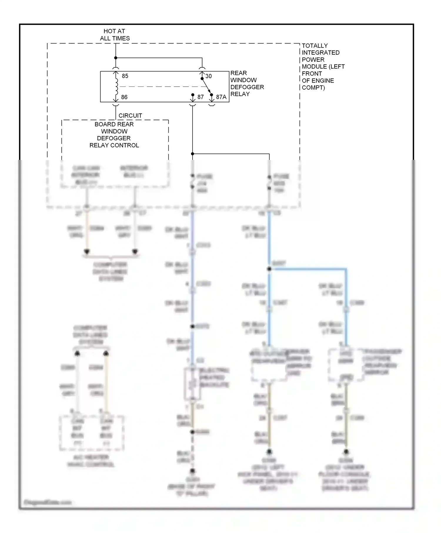 Jeep Liberty II (2007-2012) computer data lines system wiring diagram  (7 of 35)