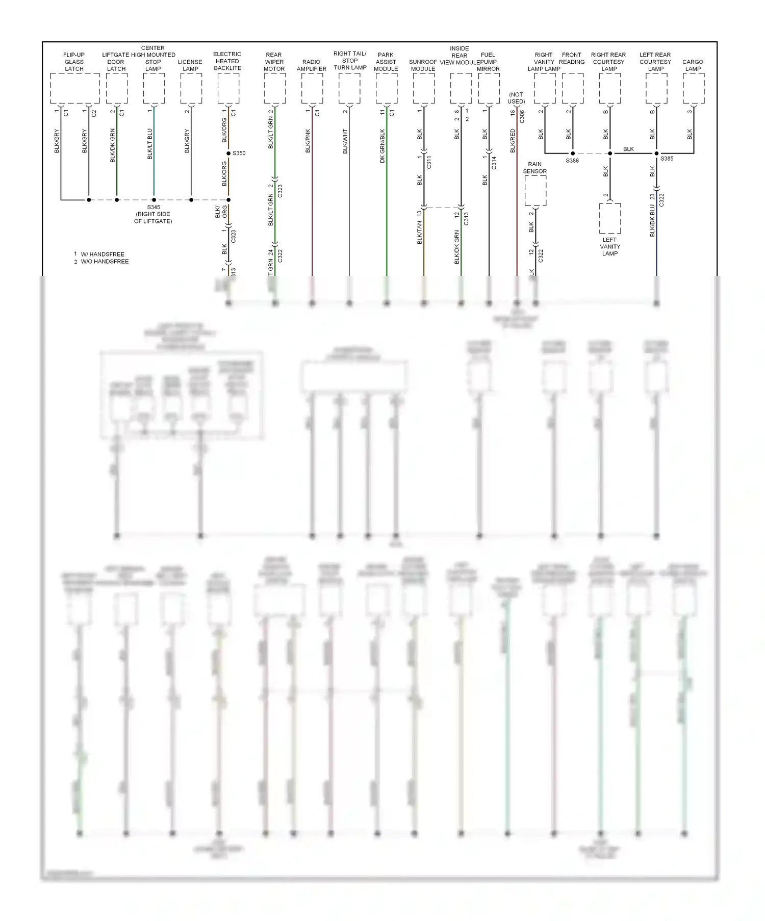 Jeep Liberty II (2007-2012) powertrain control module wiring diagram  (2 of 4)