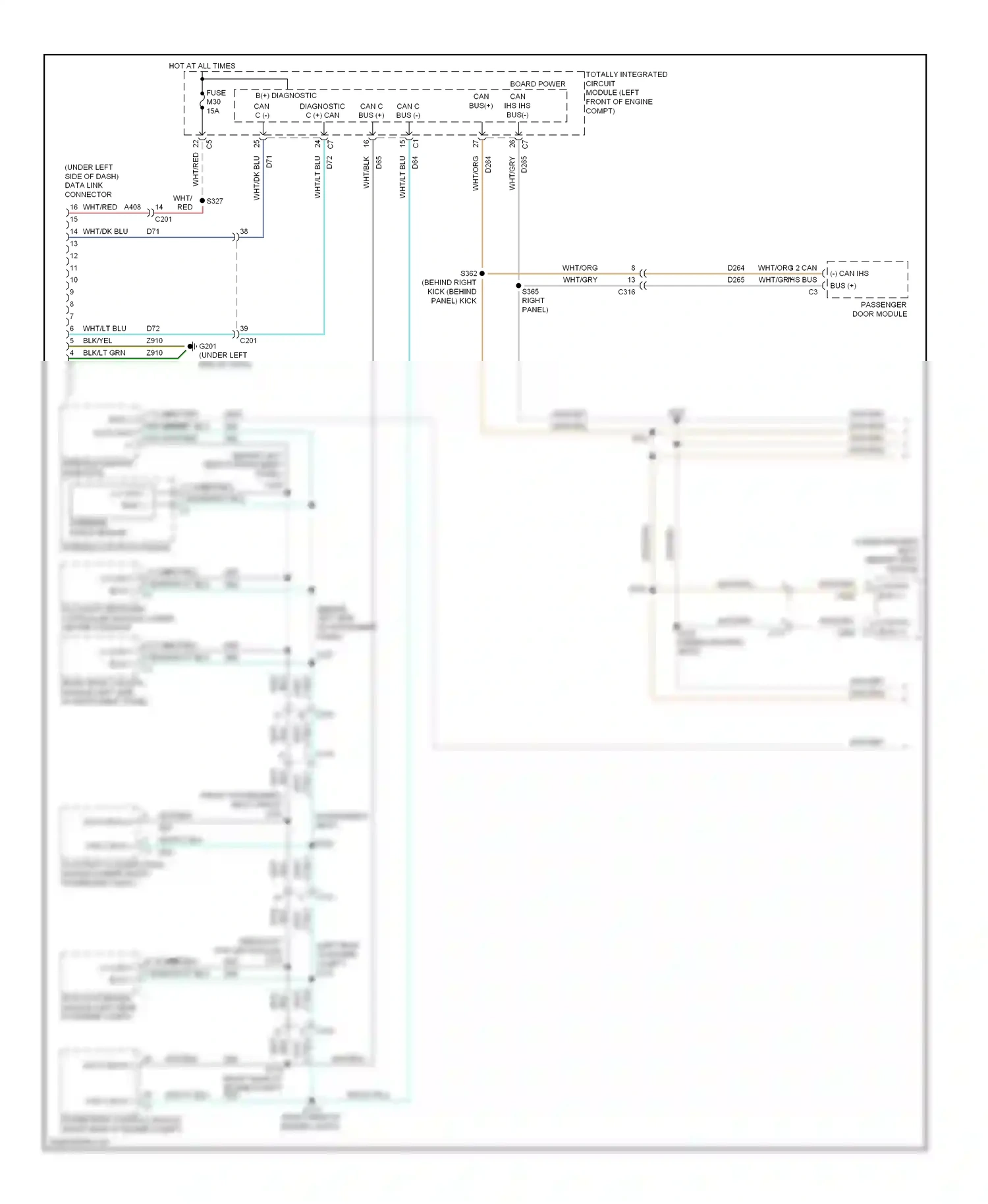 Jeep Liberty II (2007-2012) steering control module wiring diagram  (1 of 7)
