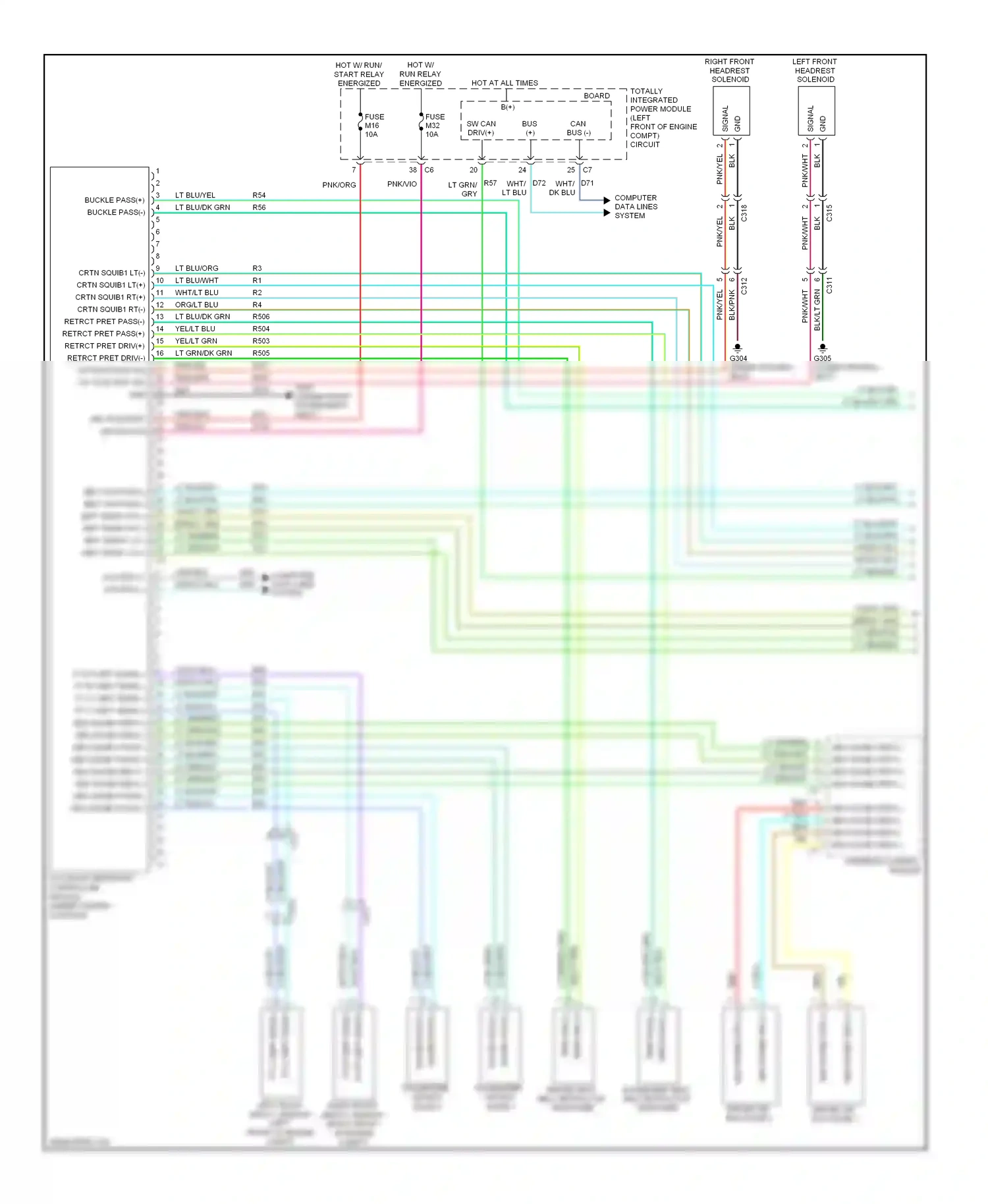 Jeep Liberty II (2007-2012) steering control module wiring diagram  (6 of 7)