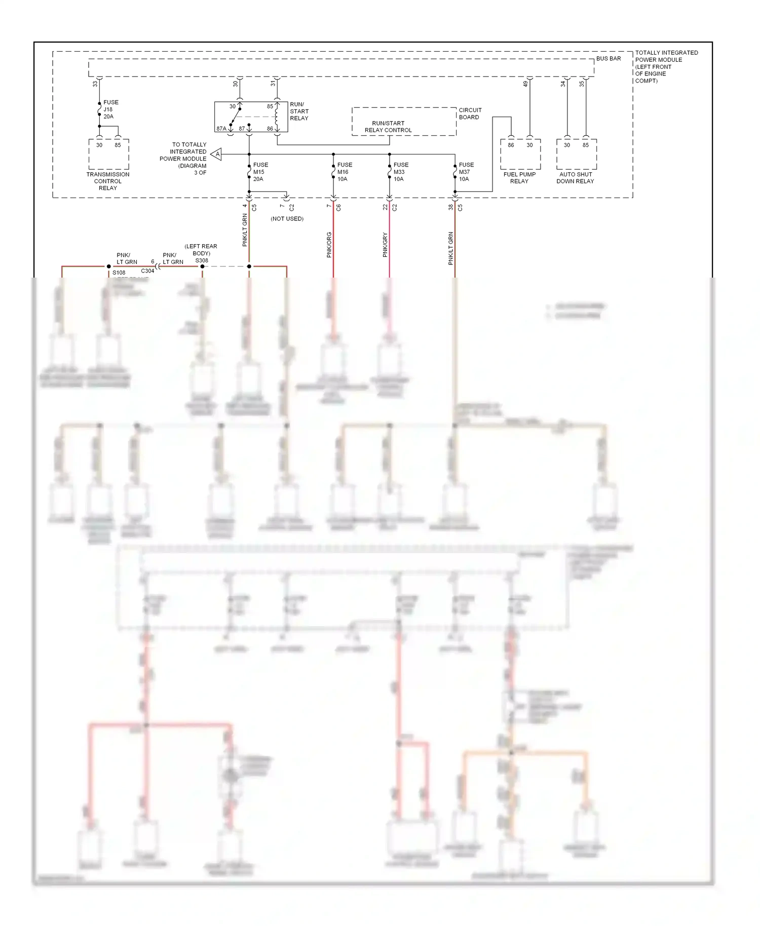 Jeep Liberty II (2007-2012) transfer left case multi- function selector switch switch wiring diagram  (1 of 1)