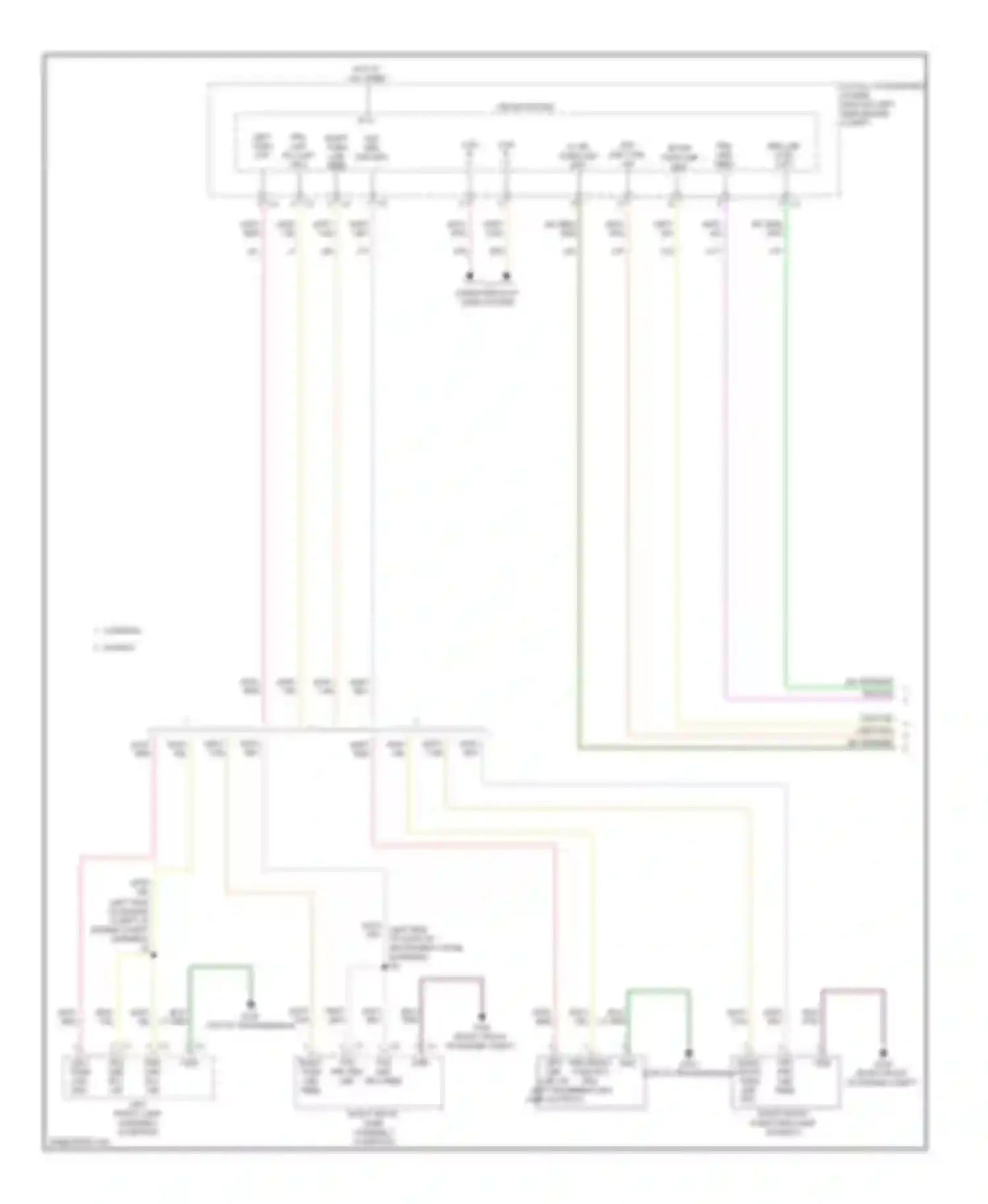 Patriot Jeep I (2006-2016): Exterior lamps circuit (1 of 2)